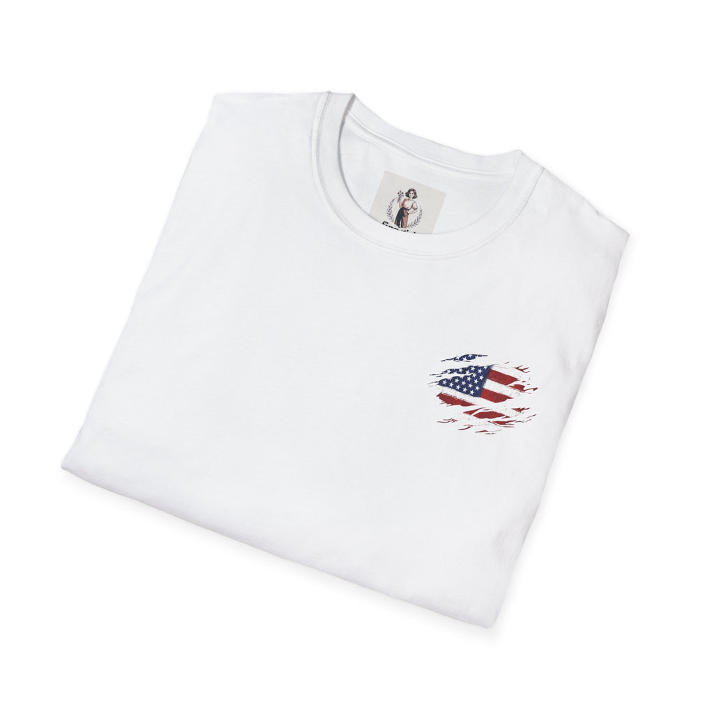 Paramedic Patriotic T-Shirt - USA Flag Tee, Fourth of July Shirt, American Pride Top, Independence Day Apparel, Red White Blue