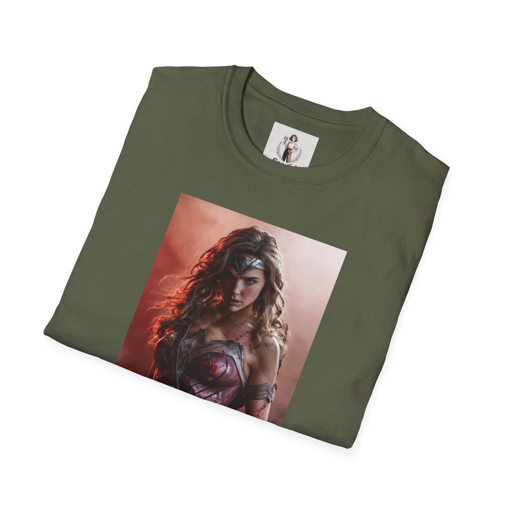 Wonder Woman Marvel Unisex Softstyle T-Shirt, Comic Book Tee, Geeky Clothing, Cosplay Costume Top