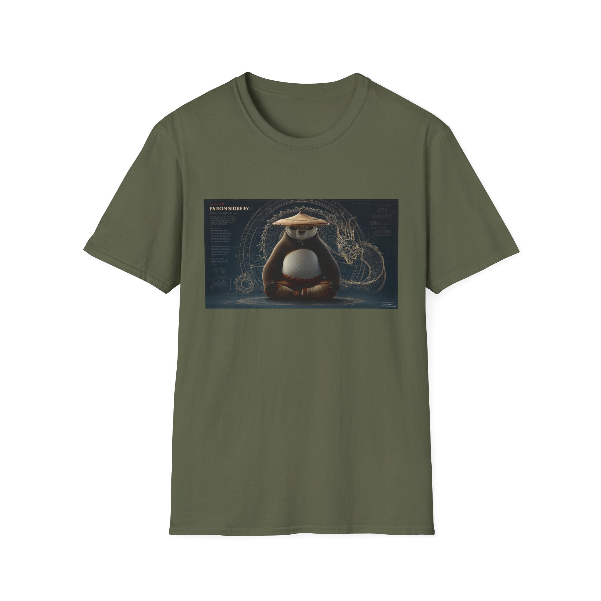 Kung Fu Panda Unisex Softstyle T-Shirt, DreamWorks Animation Youth Competitor Tee, Graphic Tee, Movie Fan Gift, Cult Classic Shirt, Comfy