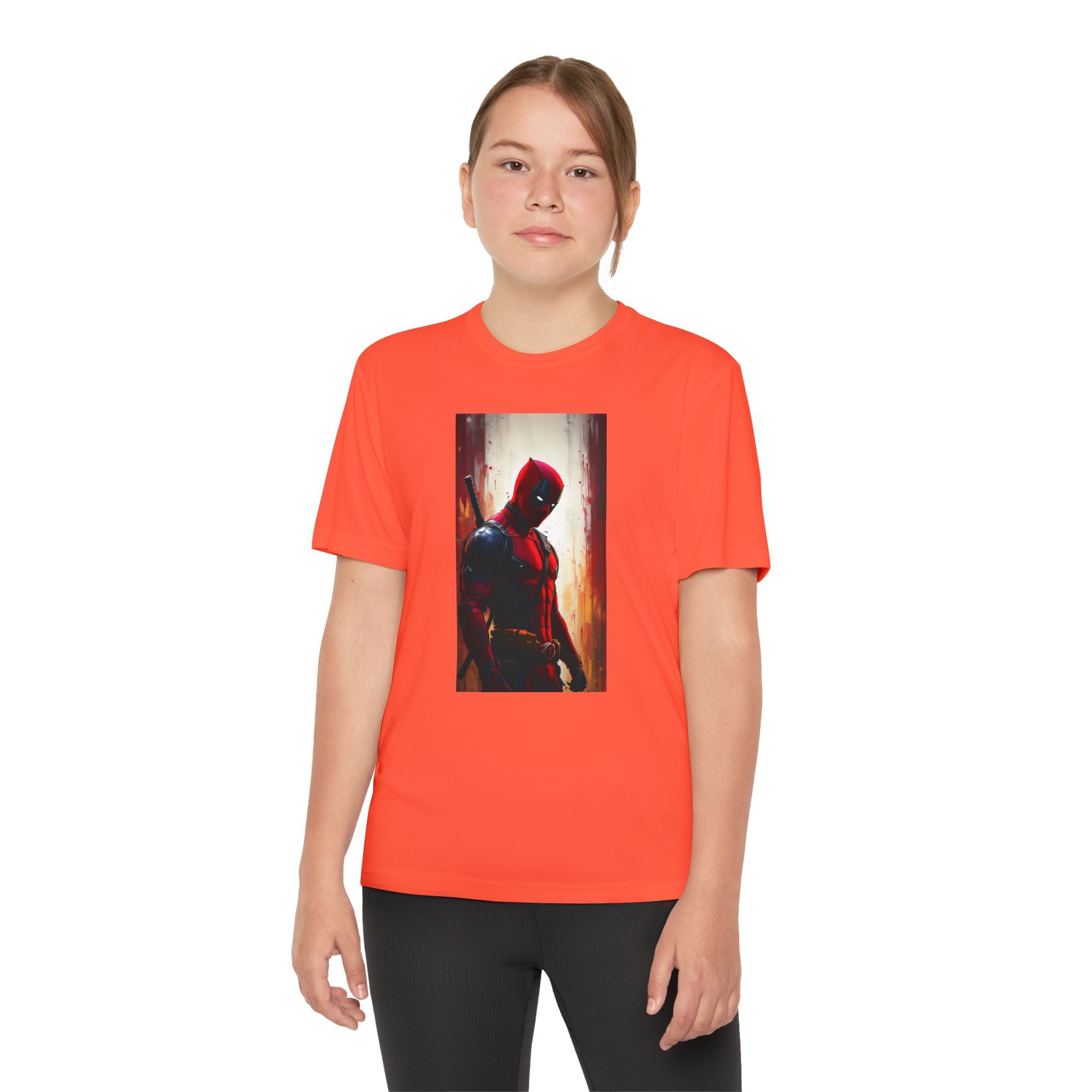 Deadpool Superhero Marvel Patriotic, Kids Graphic T-Shirt, Boys Hero Top, Girls Comic Book Clothing, Birthday