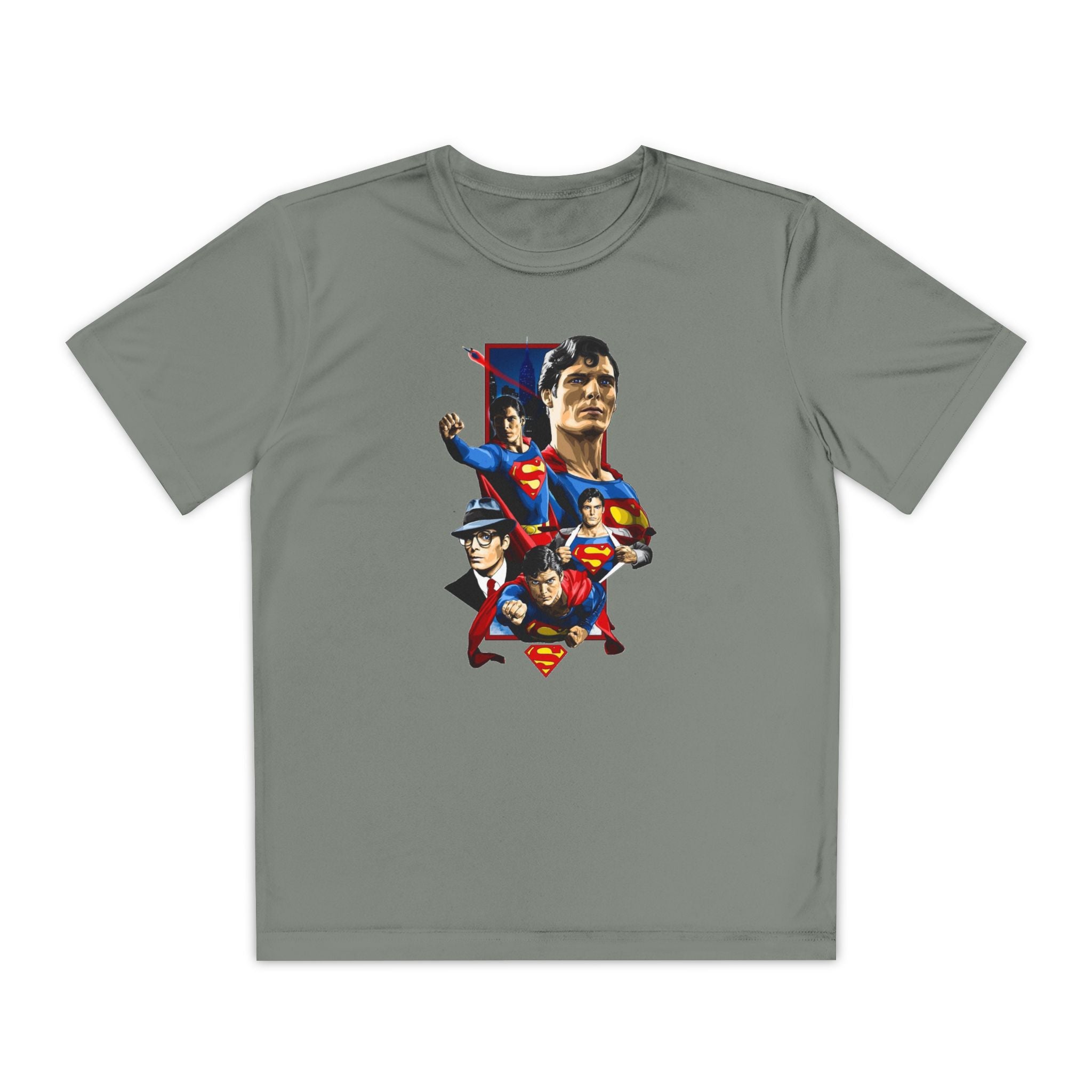 Superman Youth T-Shirt Sports Graphic Tee, Cool Athletic Shirt for Kids, Perfect for Sports Events, Team Spirit