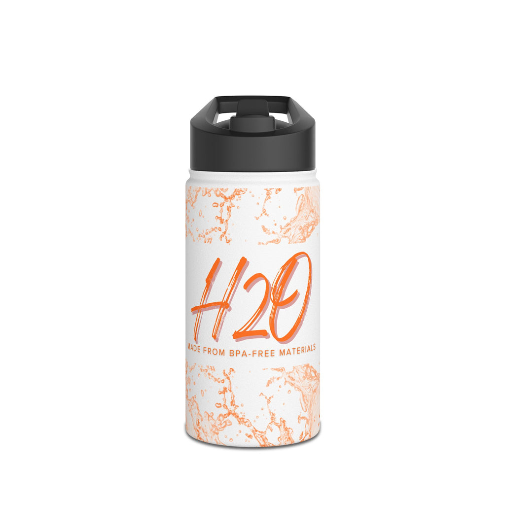 H2O Stainless Steel Water Bottle, Eco-Friendly Hydration for Travel, Sports, Yoga, Gifts, Outdoor Adventures