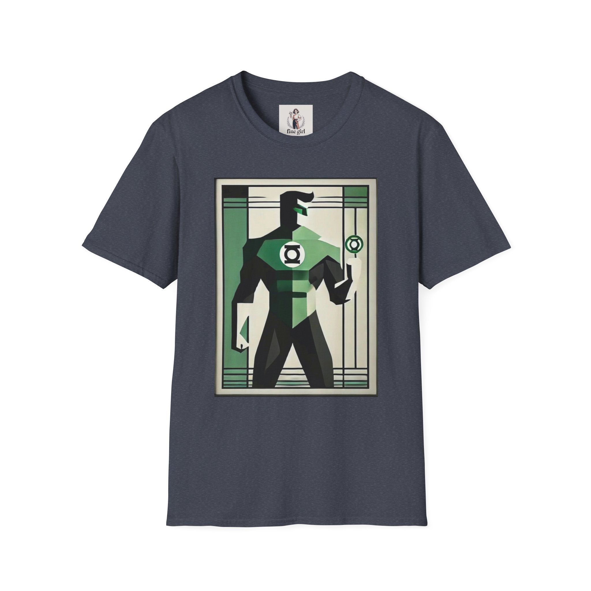 Green Lantern Superhero Marvel Unisex Softstyle T-Shirt, Comic Book Tee, Graphic Novel Shirt, Geeky Clothing, Cosplay Costume Top