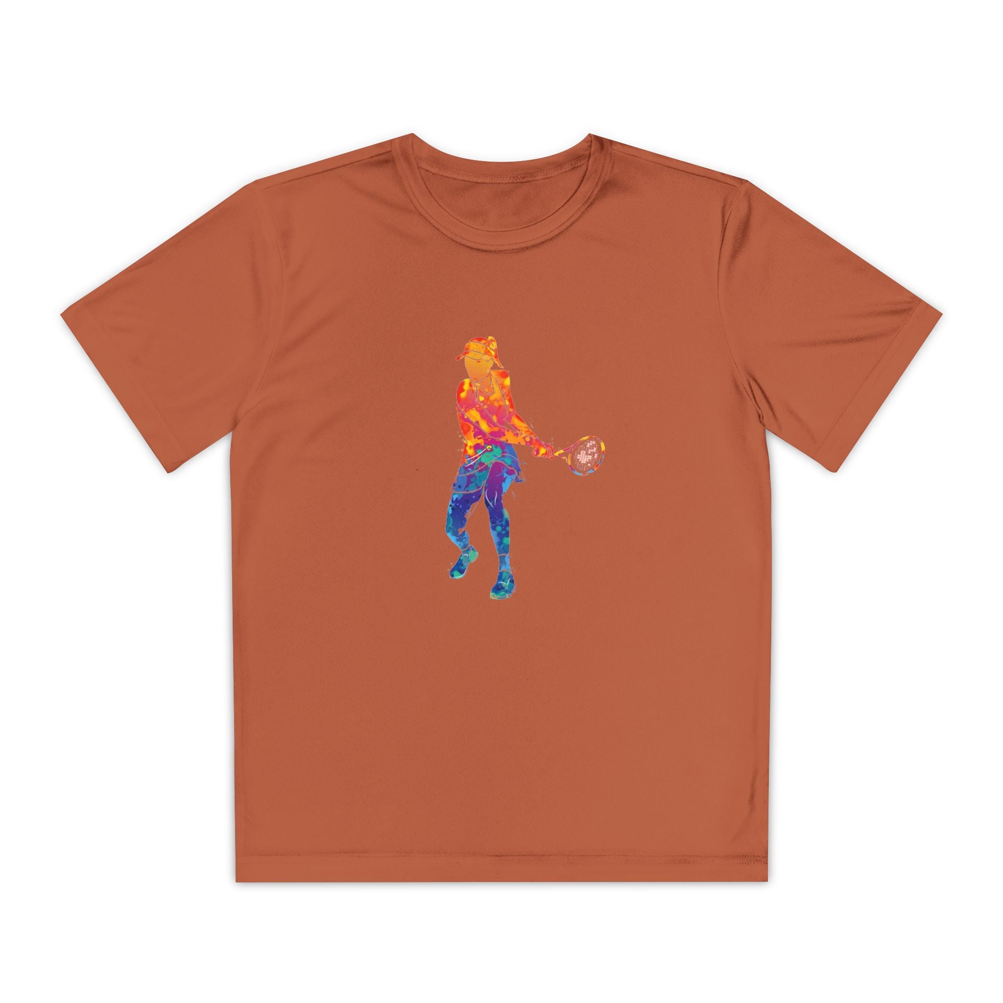 Tennis Youth Sports Graphic Tee, Cool Athletic Shirt for Kids, Perfect for Sports Events, Team Spirit, Birthday Gift, Summer Activities