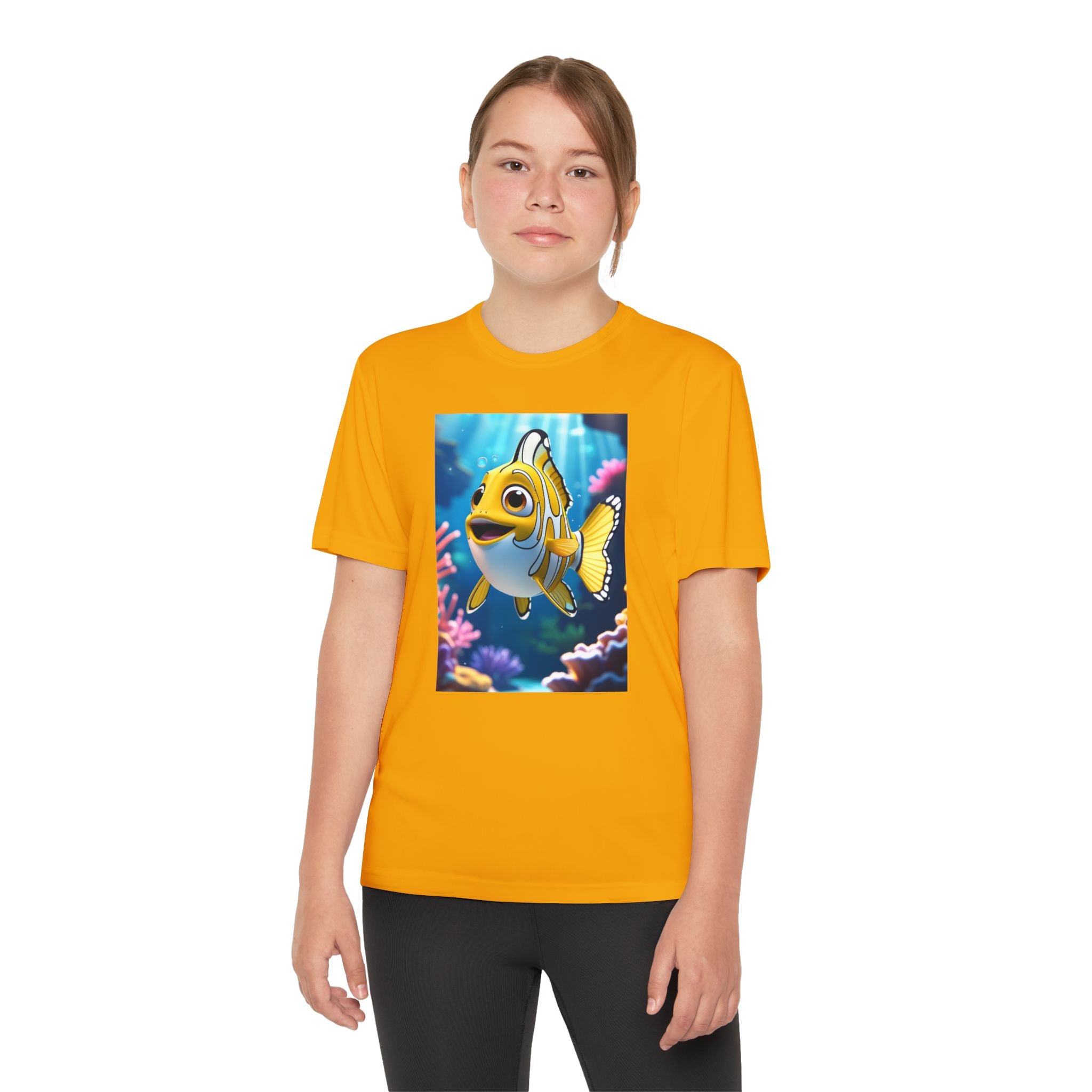Nemo Fish Ocean Youth T-Shirt - Underwater Kids Tee, Finding Nemo Shirt, Beach Vacation Clothing, Ocean Lover Gift, Fish Theme Top