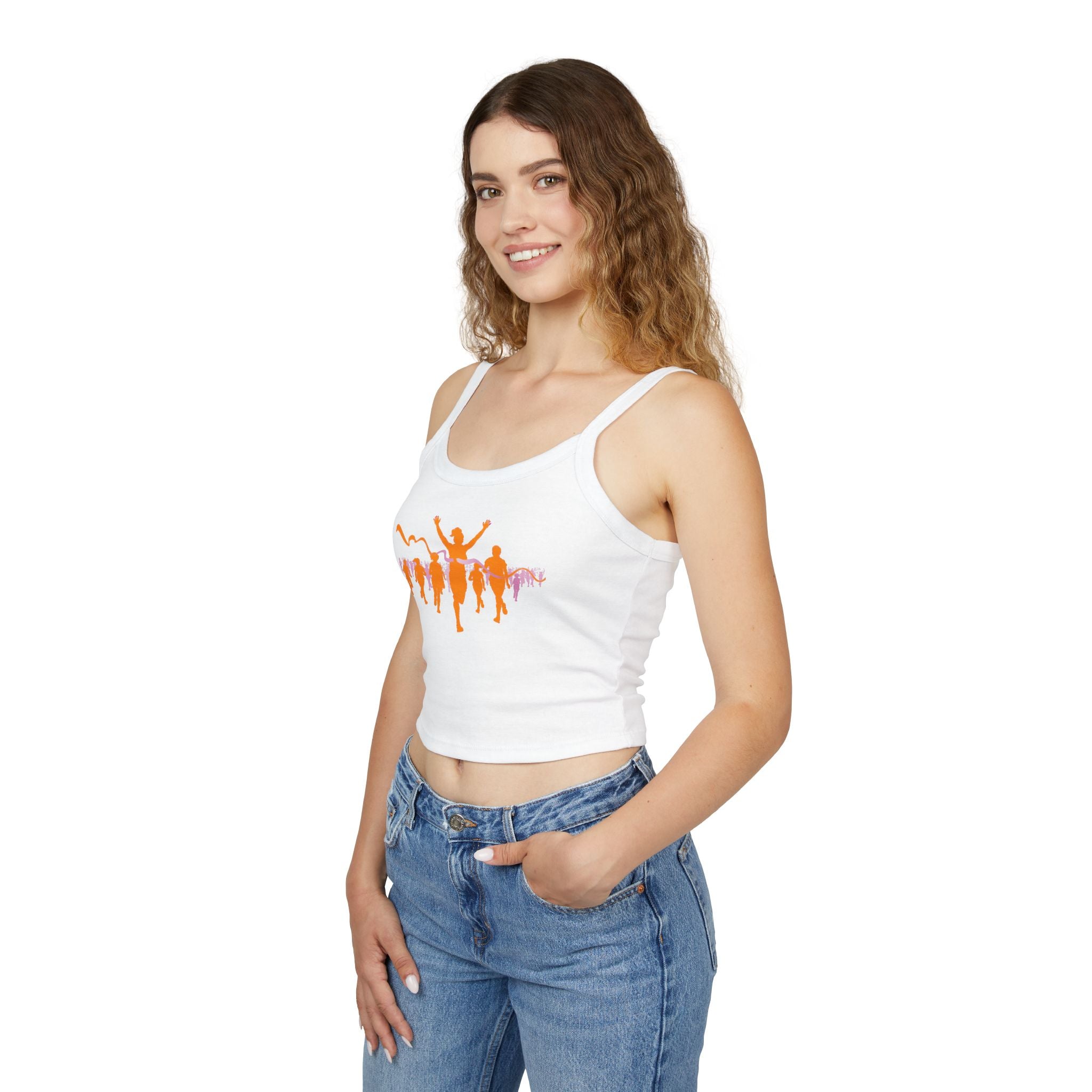 Running Woman Tank Top, Athletic Workout Top, Fitness Sleeveless Shirt, Jogging Muscle Tee, Exercise Gym Cami