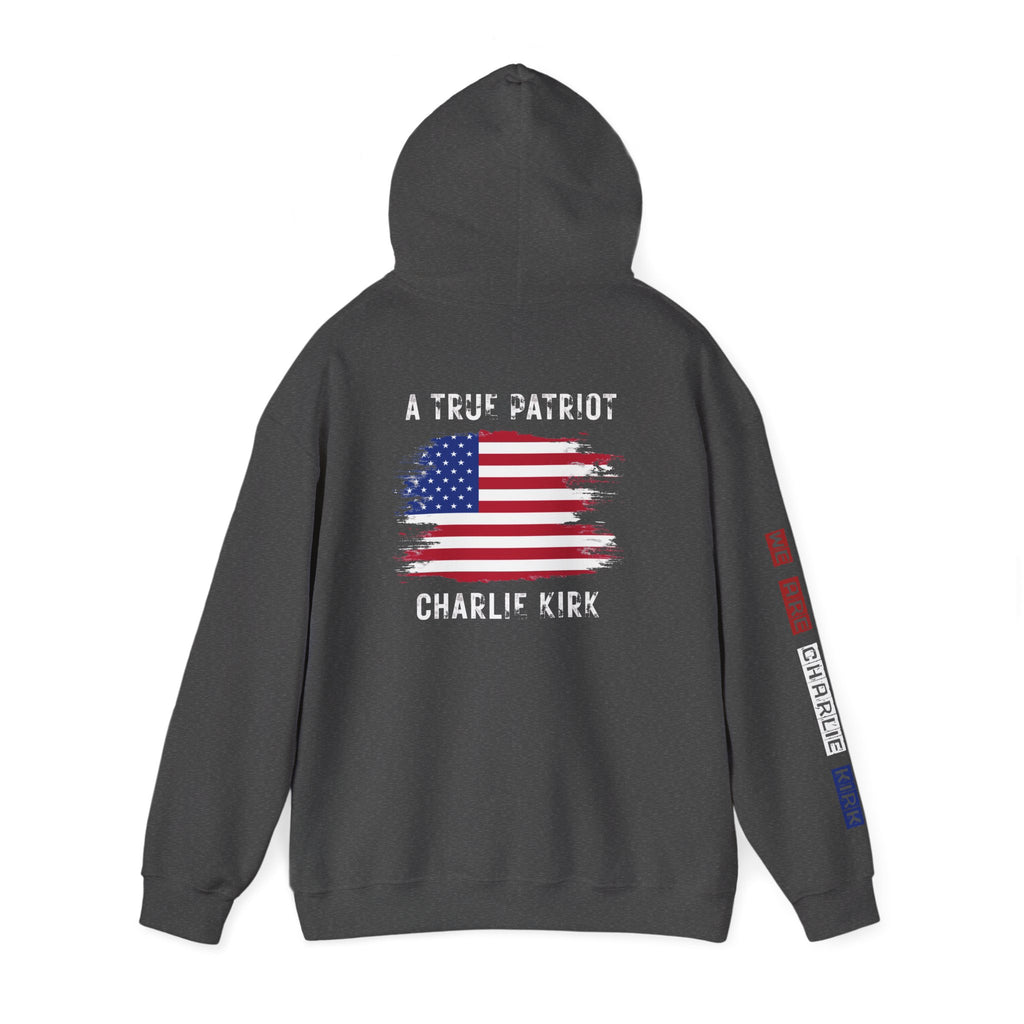 Charlie kirk Patriotic Hoodie Rebel Spirit Unisex Hoodie