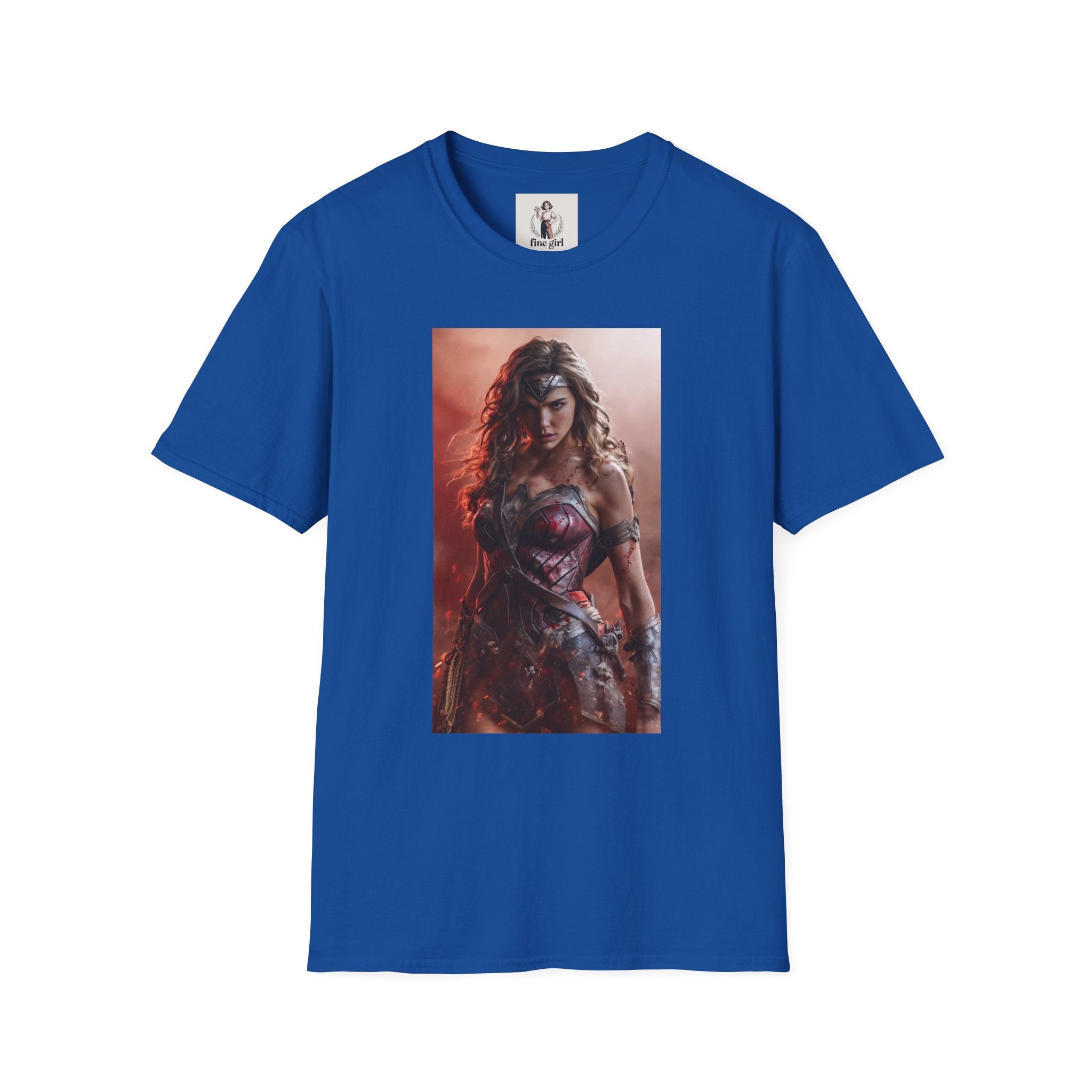 Wonder Woman Marvel Unisex Softstyle T-Shirt, Comic Book Tee, Geeky Clothing, Cosplay Costume Top