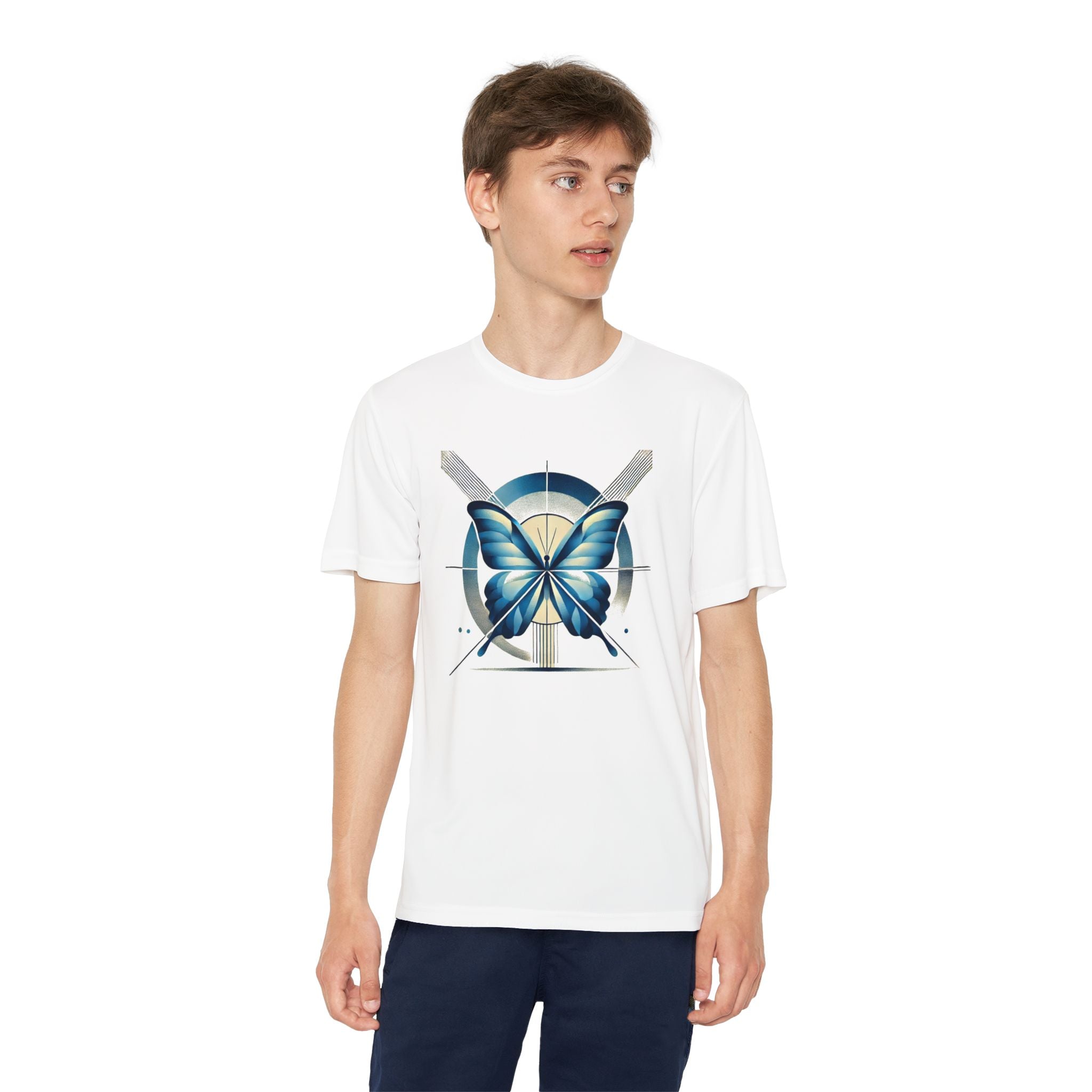 Butterffy Youth T-Shirt Sports Graphic Tee, Cool Athletic Shirt for Kids, Perfect for Sports Events, Team Spirit