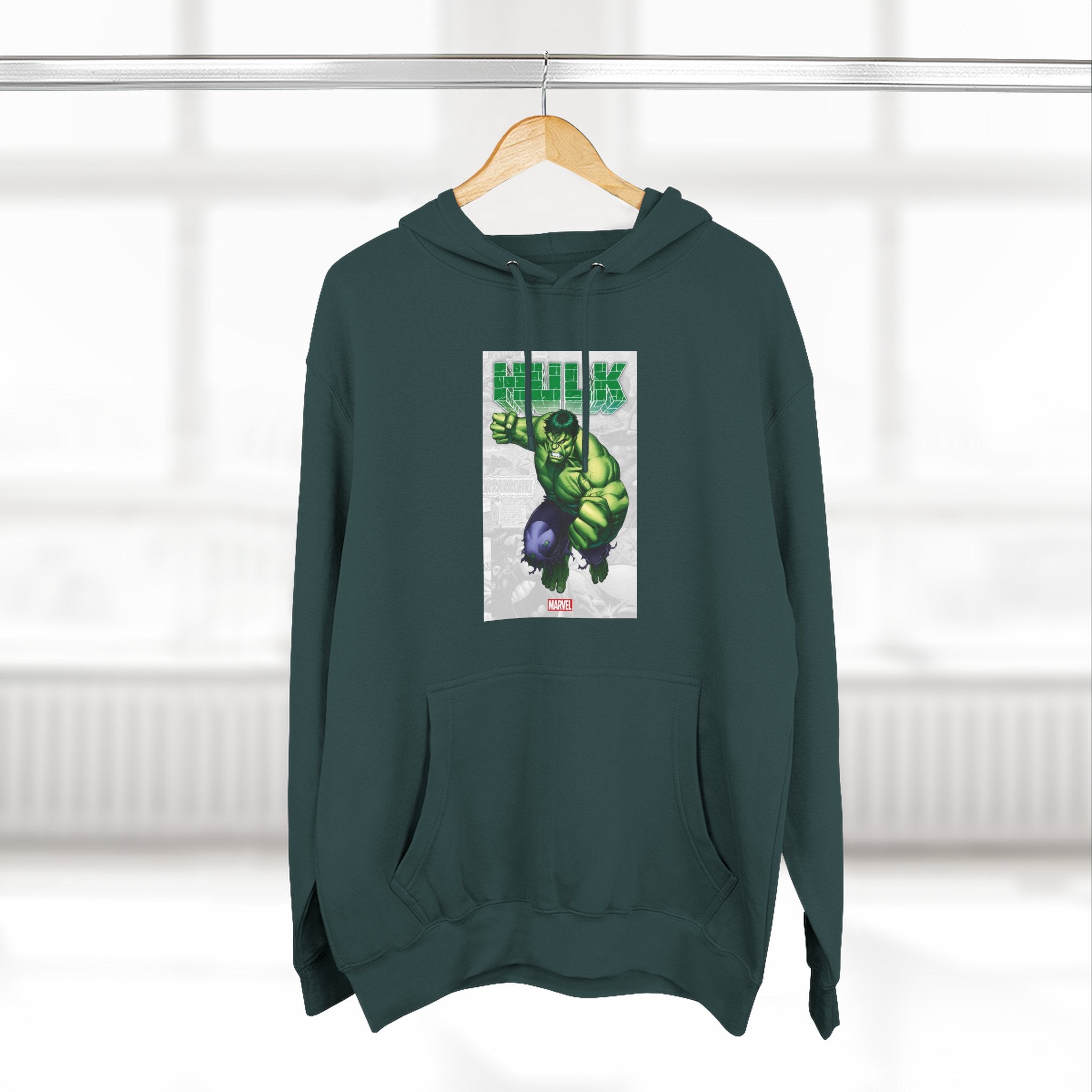 The Incredible Hulk Three-Panel Fleece Hoodie