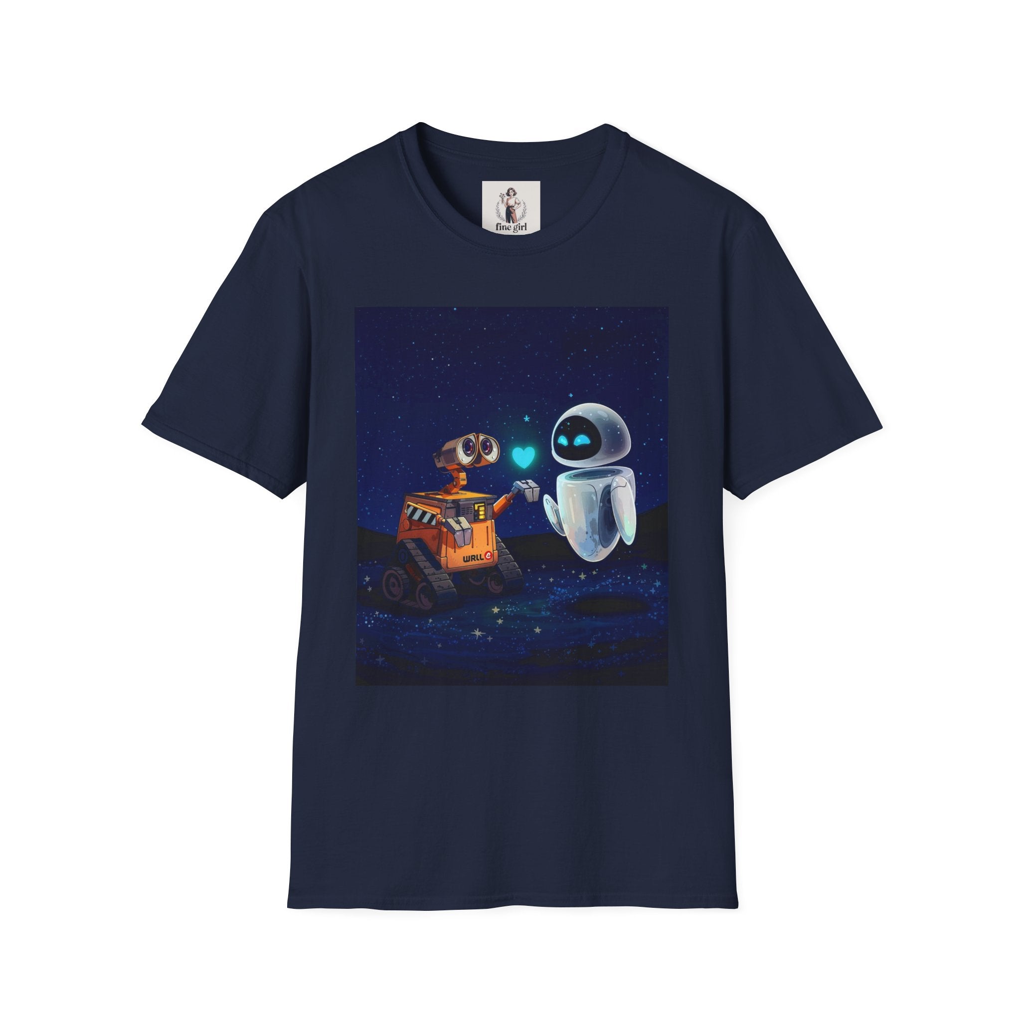 Wall-E Pixar Animation Unisex T-Shirt, Walt Disney Tee, Movie Lover Gift, Graphic Novelty Shirt, Cartoon Character Apparel