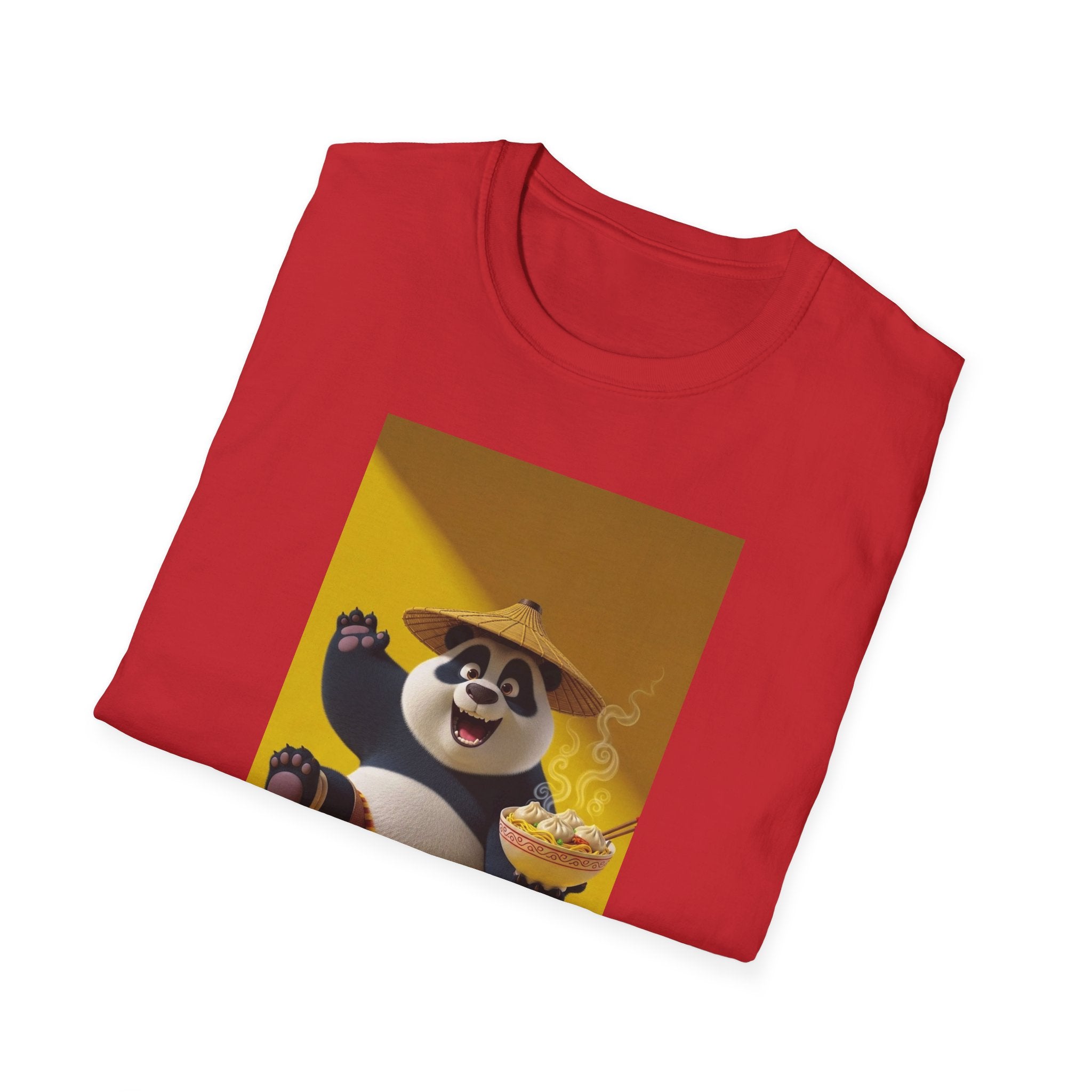 Kung Fu Panda Unisex Softstyle T-Shirt, DreamWorks Animation Youth Competitor Tee, Graphic Tee, Movie Fan Gift, Cult Classic Shirt, Comfy