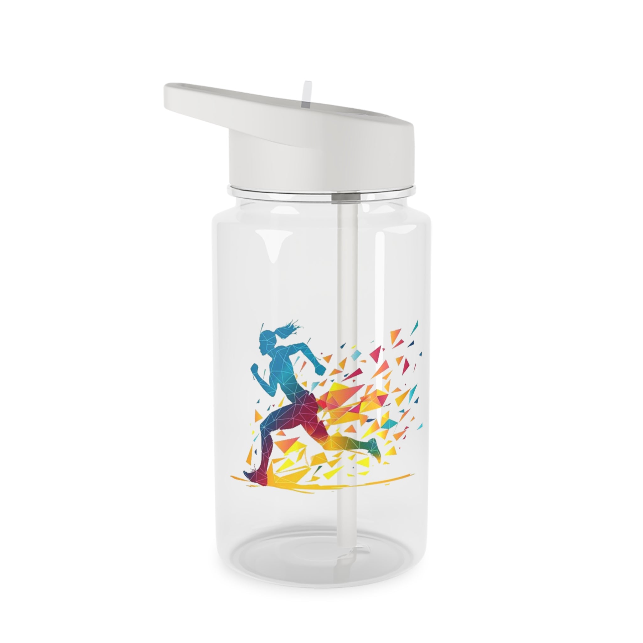 Running Woman Tritan Water Bottle
