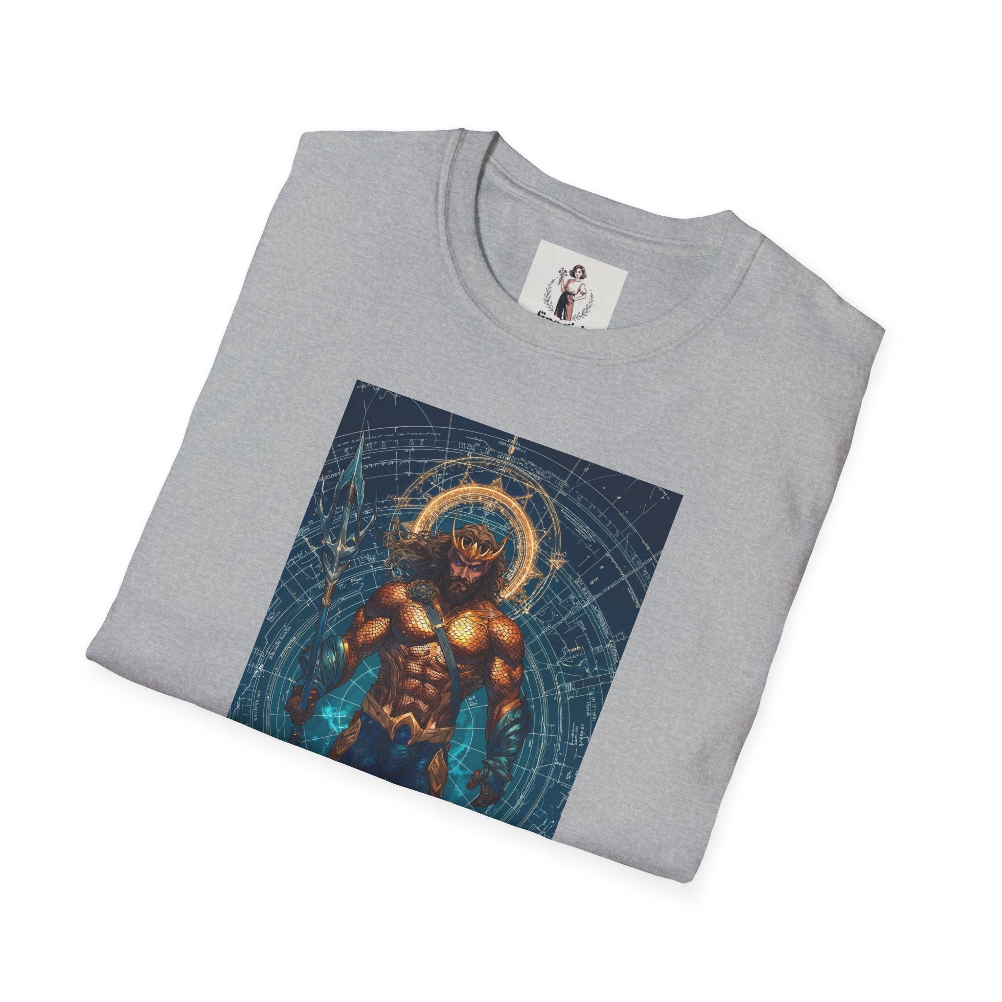 Aquaman Superhero Marvel Unisex Softstyle T-Shirt, Comic Book Tee, Geeky Clothing, Cosplay Costume Top