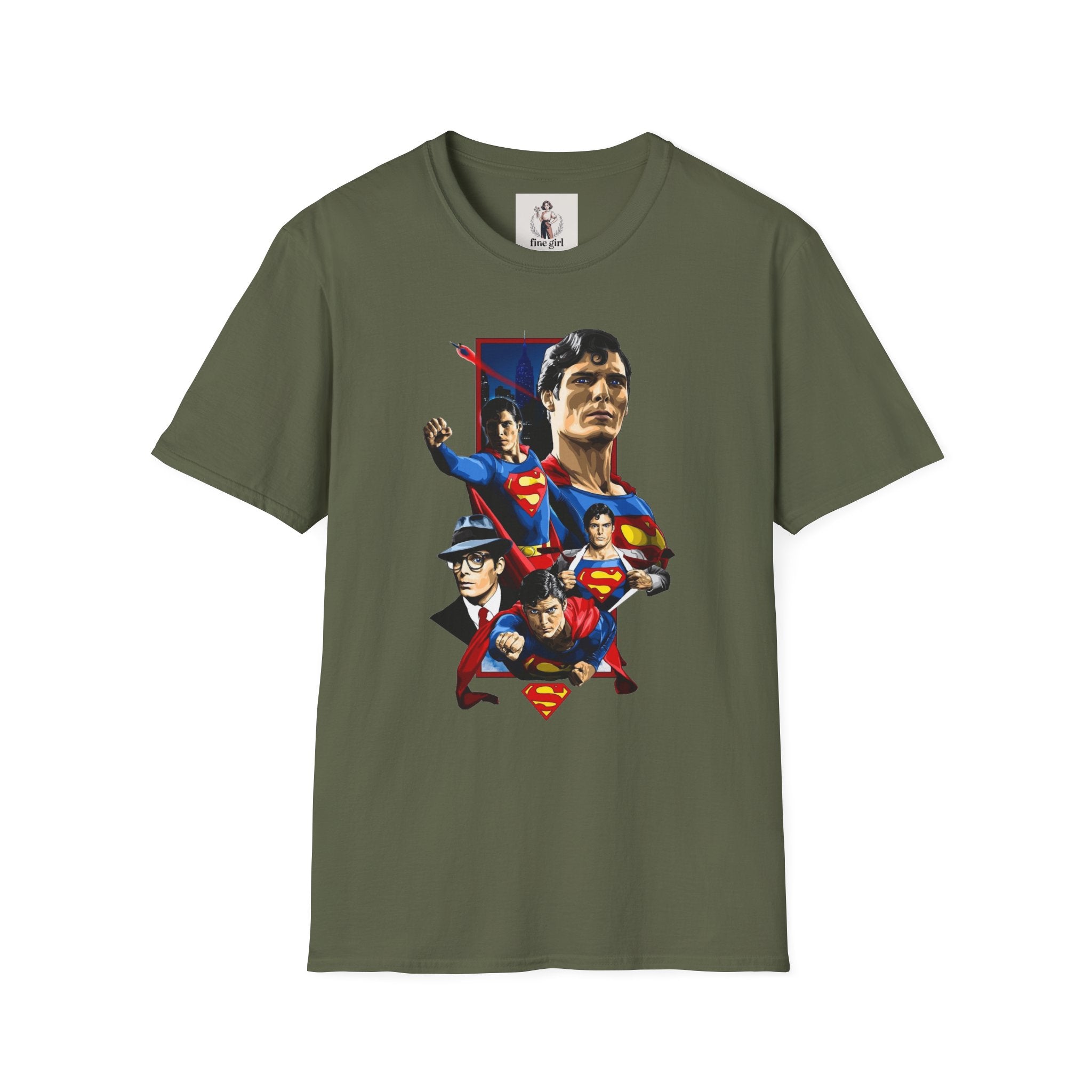 Superman Hero Unisex Softstyle T-Shirt