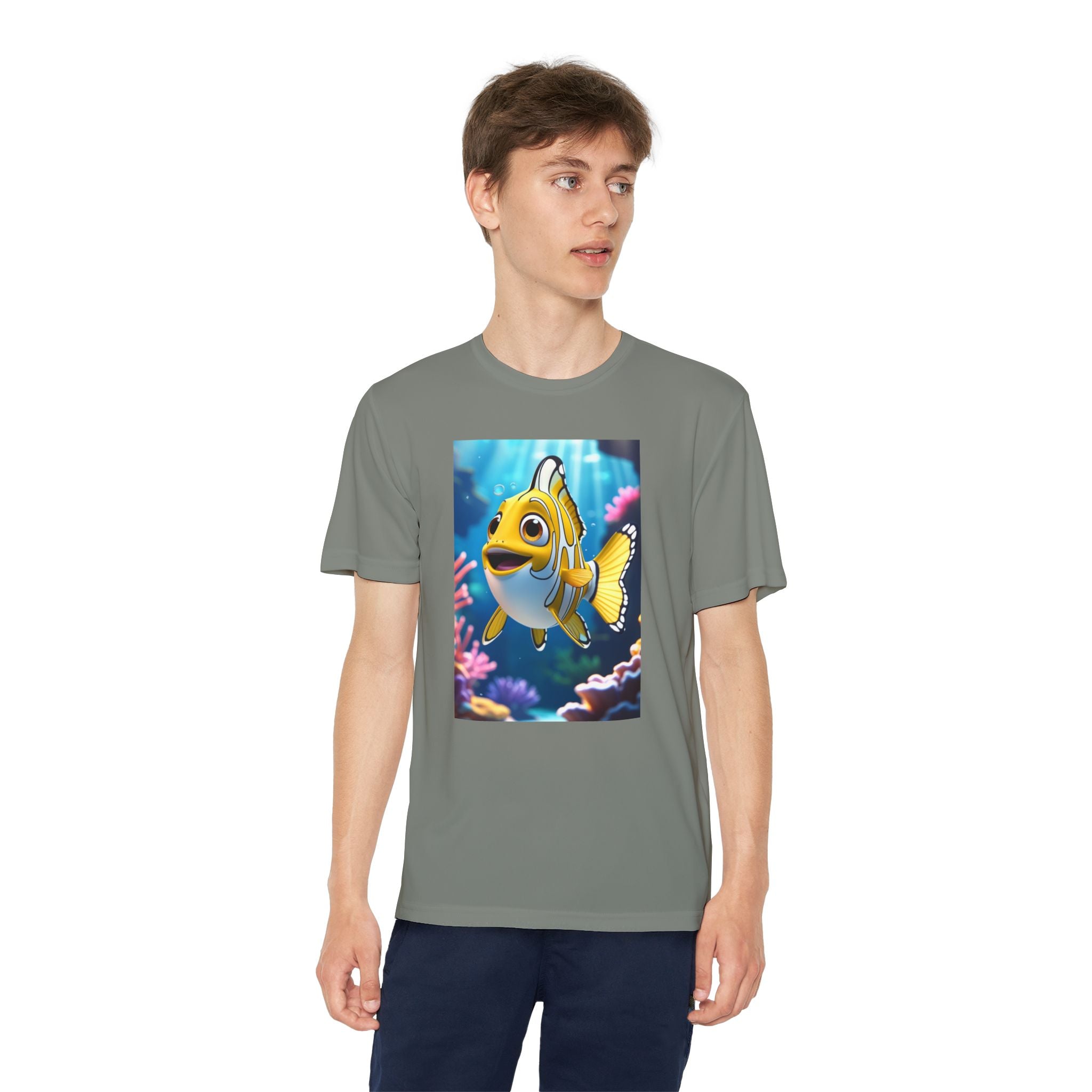 Nemo Fish Ocean Youth T-Shirt - Underwater Kids Tee, Finding Nemo Shirt, Beach Vacation Clothing, Ocean Lover Gift, Fish Theme Top