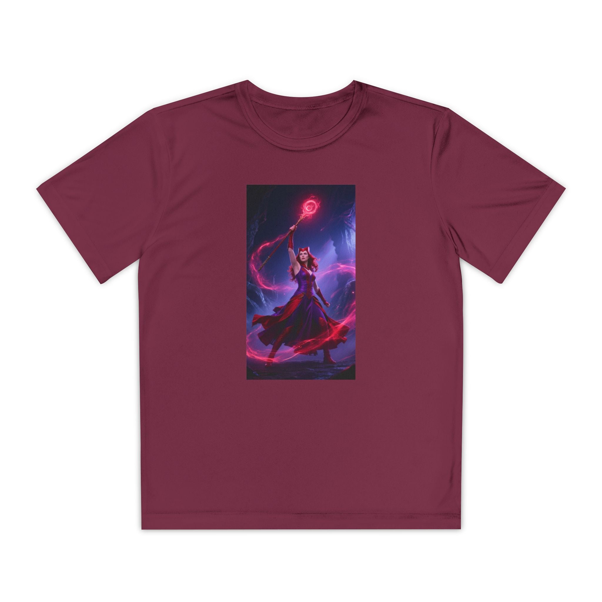 Superhero Youth T-Shirt Sports Graphic Tee, Cool Athletic Shirt for Kids
