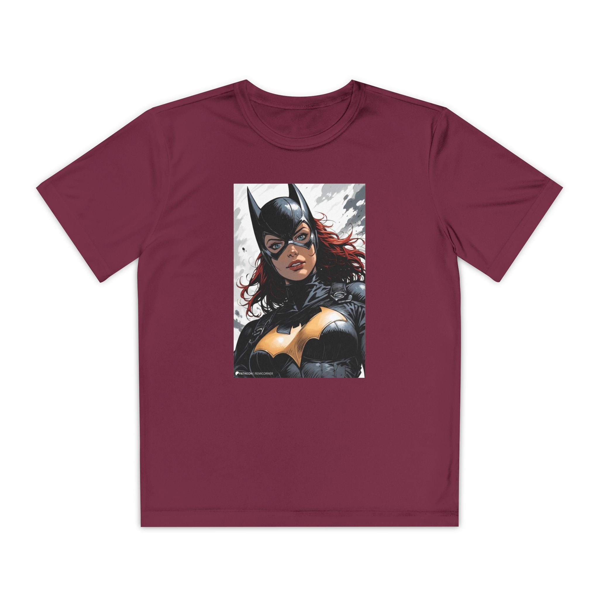 Superhero Youth T-Shirt Sports Graphic Tee, Cool Athletic Shirt for Kids