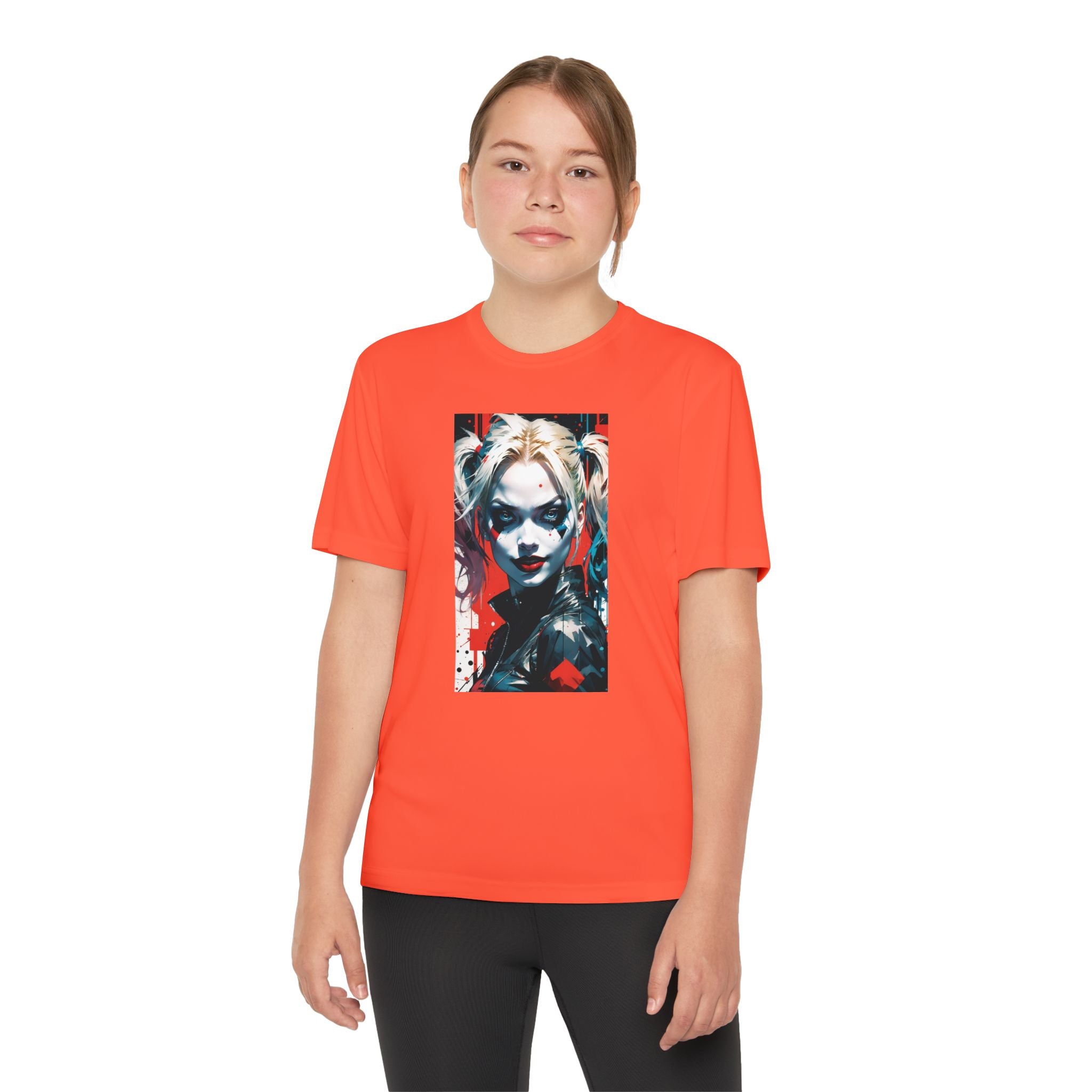 Superhero Youth T-Shirt Sports Graphic Tee, Cool Athletic Shirt for Kids