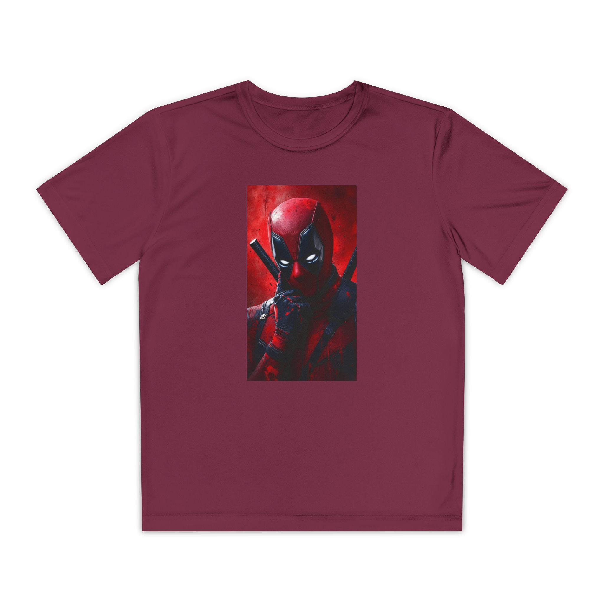 Deadpool Superhero Marvel Patriotic, Kids Graphic T-Shirt, Boys Hero Top, Girls Comic Book Clothing, Birthday