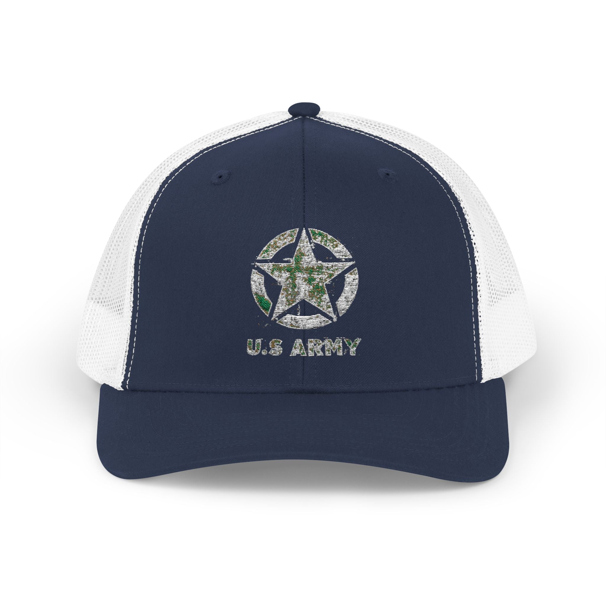 US Army Patriotic Snapback Trucker Cap with Thin Red Line Design, Ideal for First Responders, Supportive Gifts, Memorials, Everyday Wear