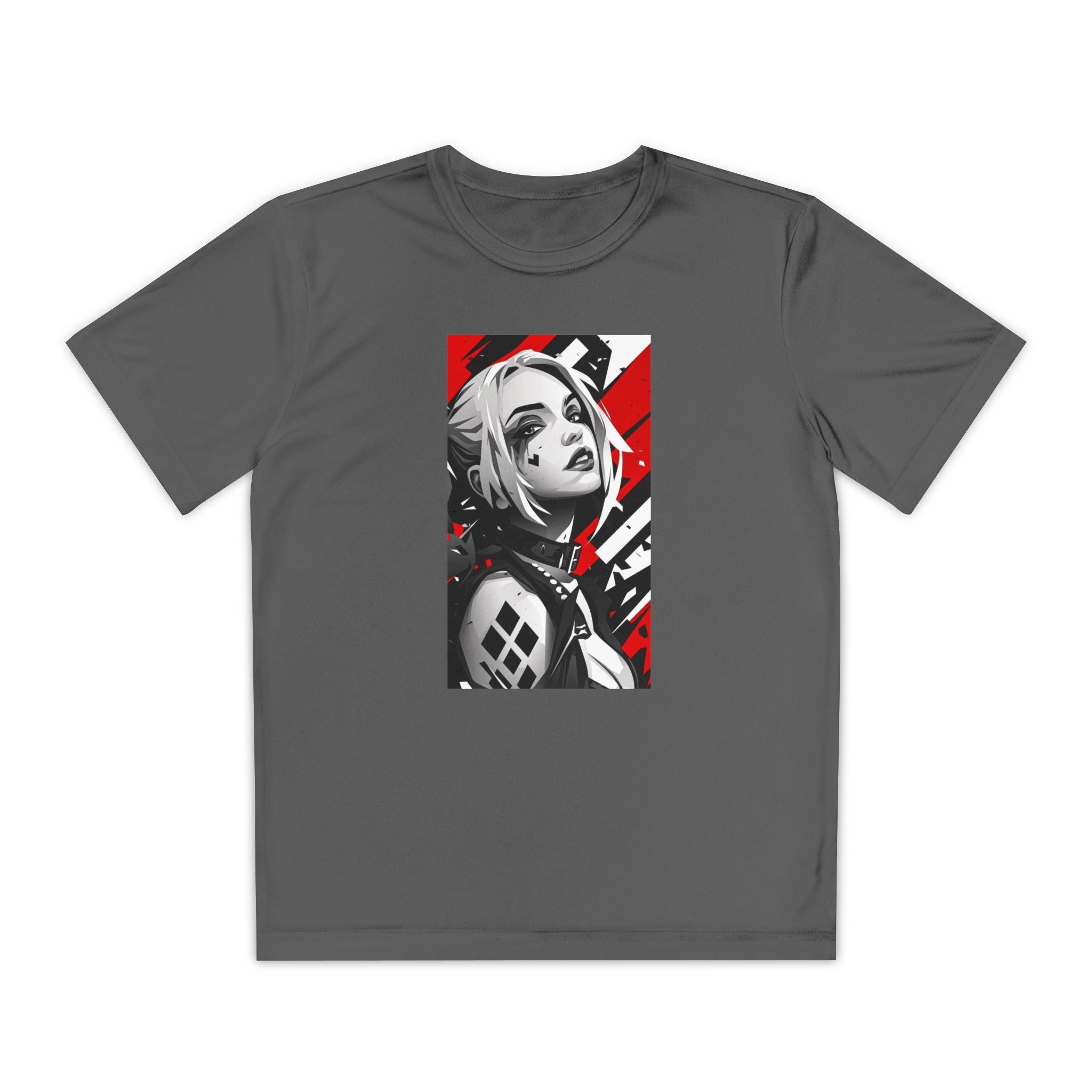 Superhero Youth T-Shirt Sports Graphic Tee, Cool Athletic Shirt for Kids