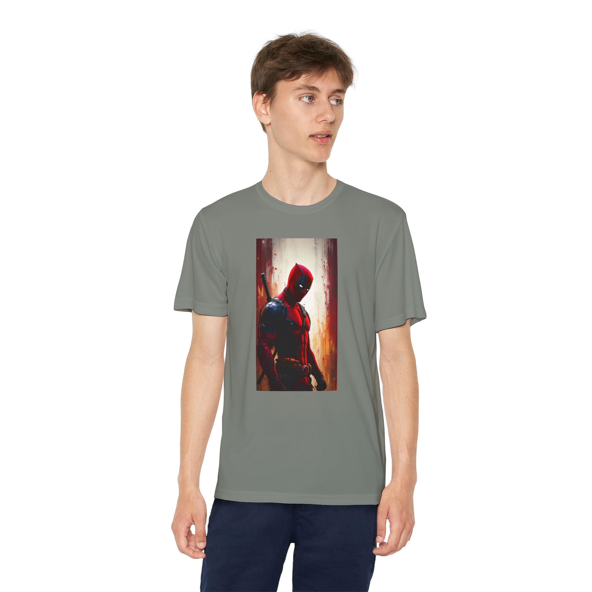 Deadpool Superhero Marvel Patriotic, Kids Graphic T-Shirt, Boys Hero Top, Girls Comic Book Clothing, Birthday