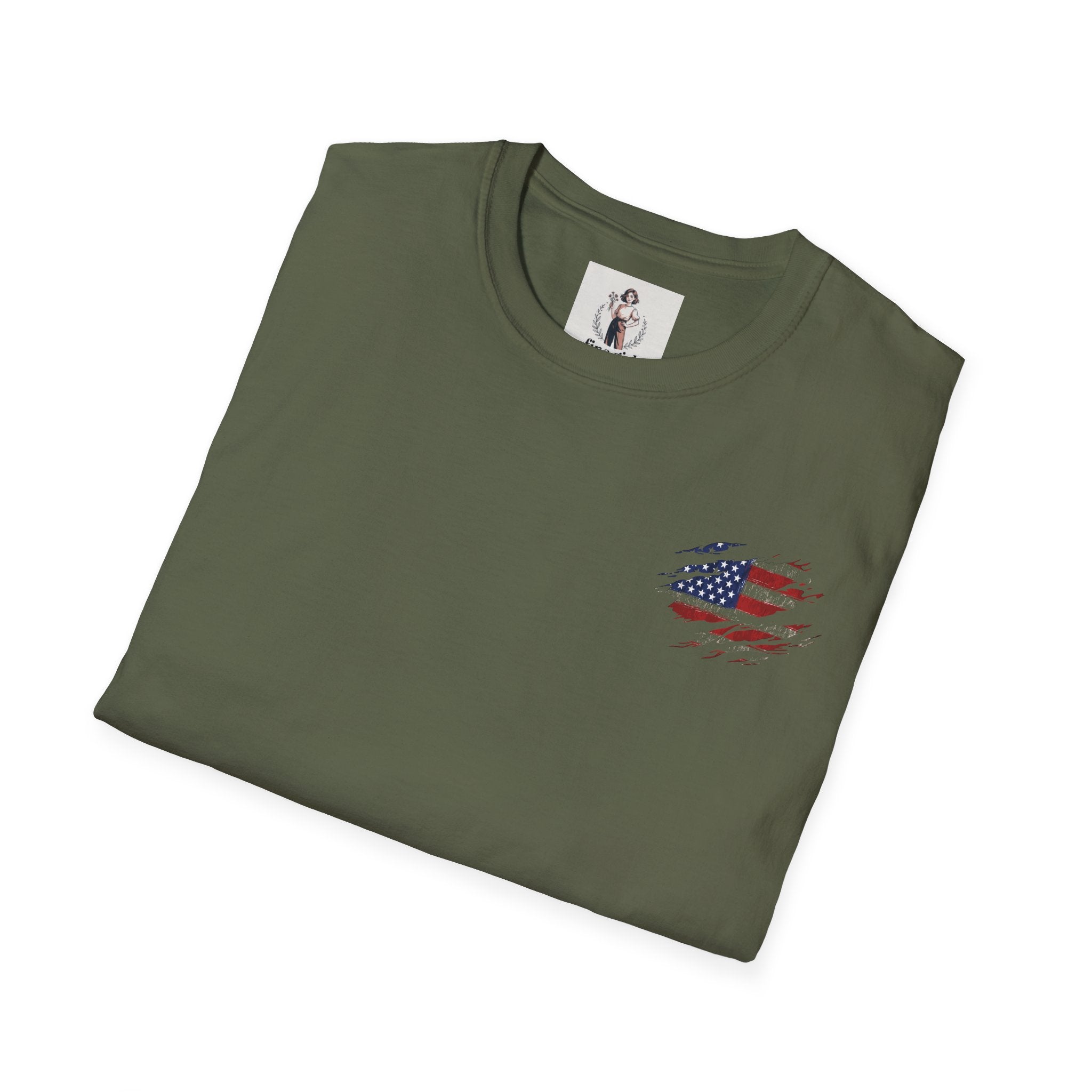 Paramedic Patriotic T-Shirt - USA Flag Tee, Fourth of July Shirt, American Pride Top, Independence Day Apparel, Red White Blue