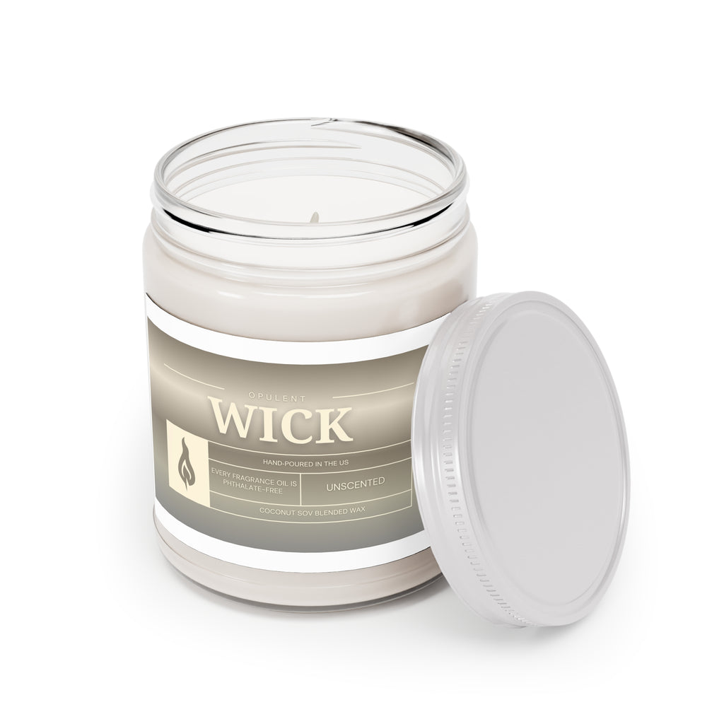 Soy Candles, OPULENT Wick, Hand-poured in the US, White Lid, 9oz, Aromatherapy, Relaxation, Home Decor, Gift, Scented Candles