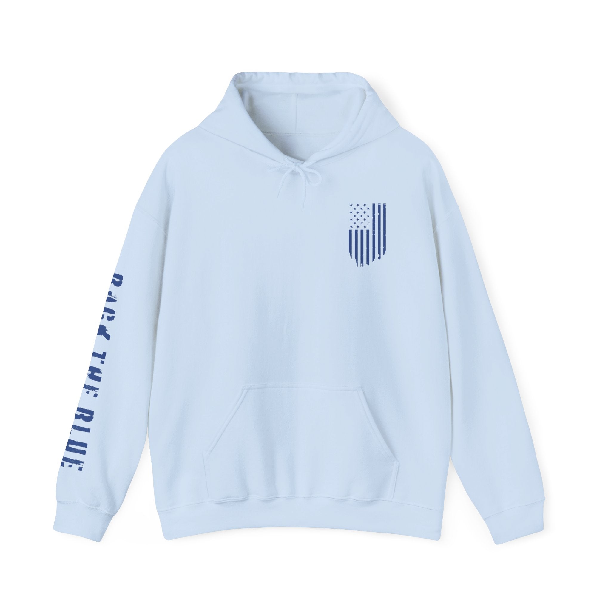 Patriotic Hoodie - Thin Blue Line Unisex Blend