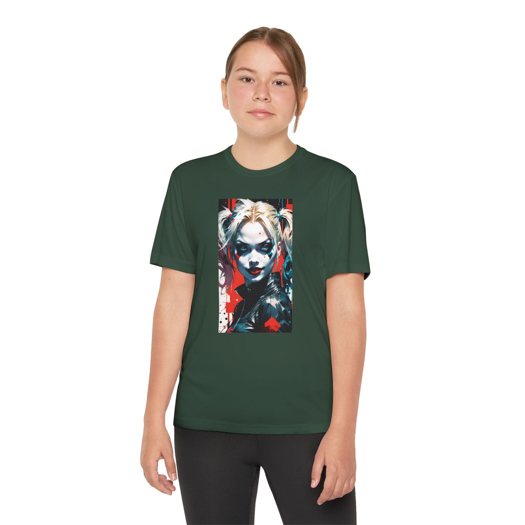 Superhero Youth T-Shirt Sports Graphic Tee, Cool Athletic Shirt for Kids