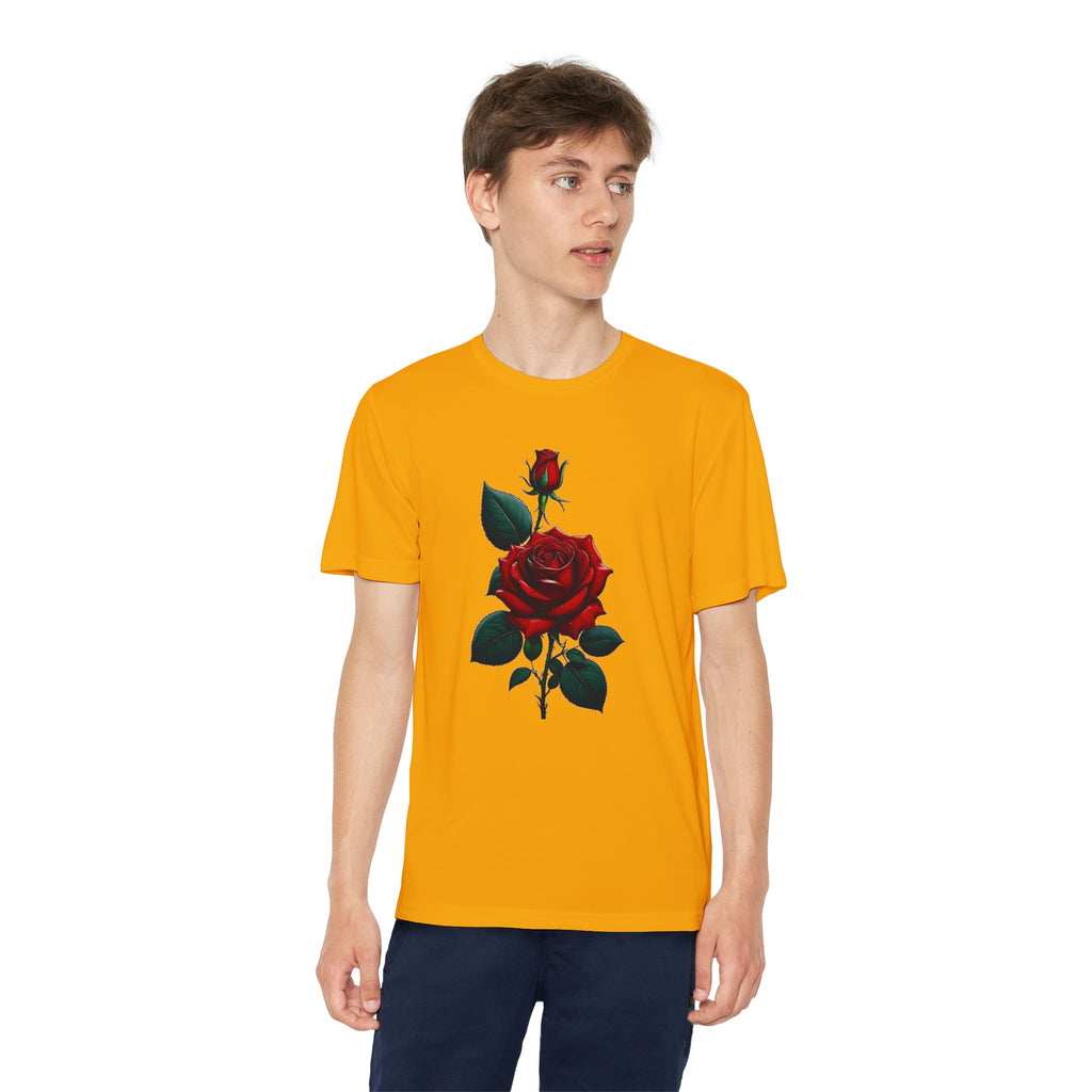 Flower Youth Tshirt, Girls Floral Tee, Kids Spring Shirt, Children's Botanical Top, Teen Blossom T-Shirt