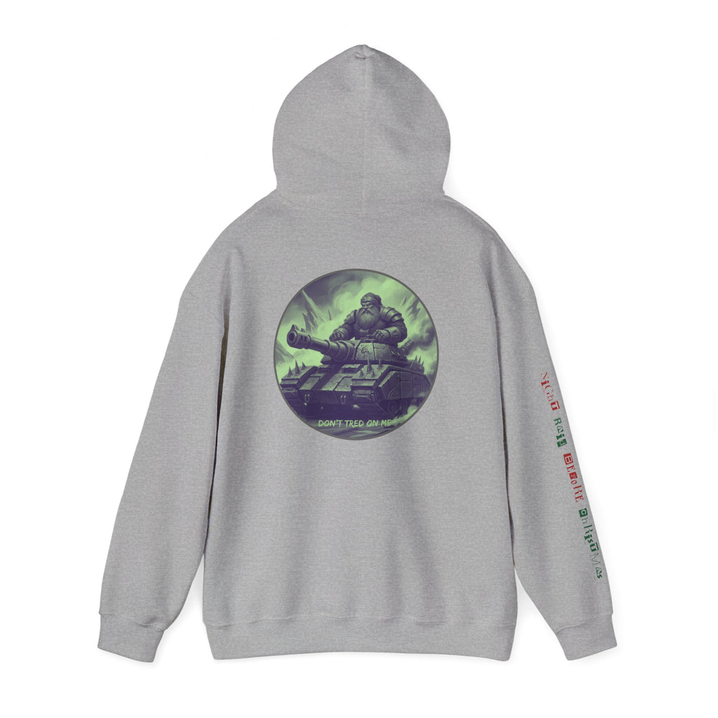 Santa Claus On A Tank Christmas Patriotic Hoodie Rebel Spirit Unisex Hoodie