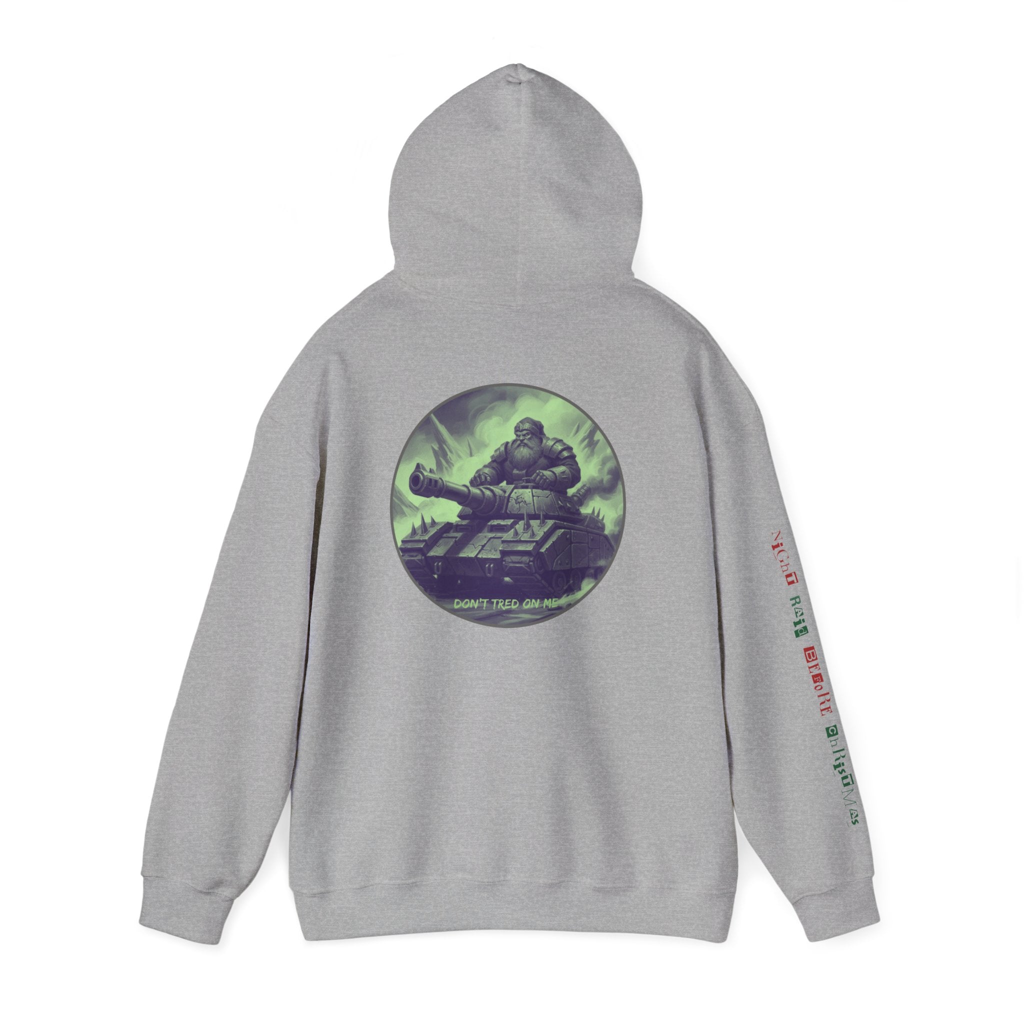 Santa Claus On A Tank Christmas Patriotic Hoodie Rebel Spirit Unisex Hoodie