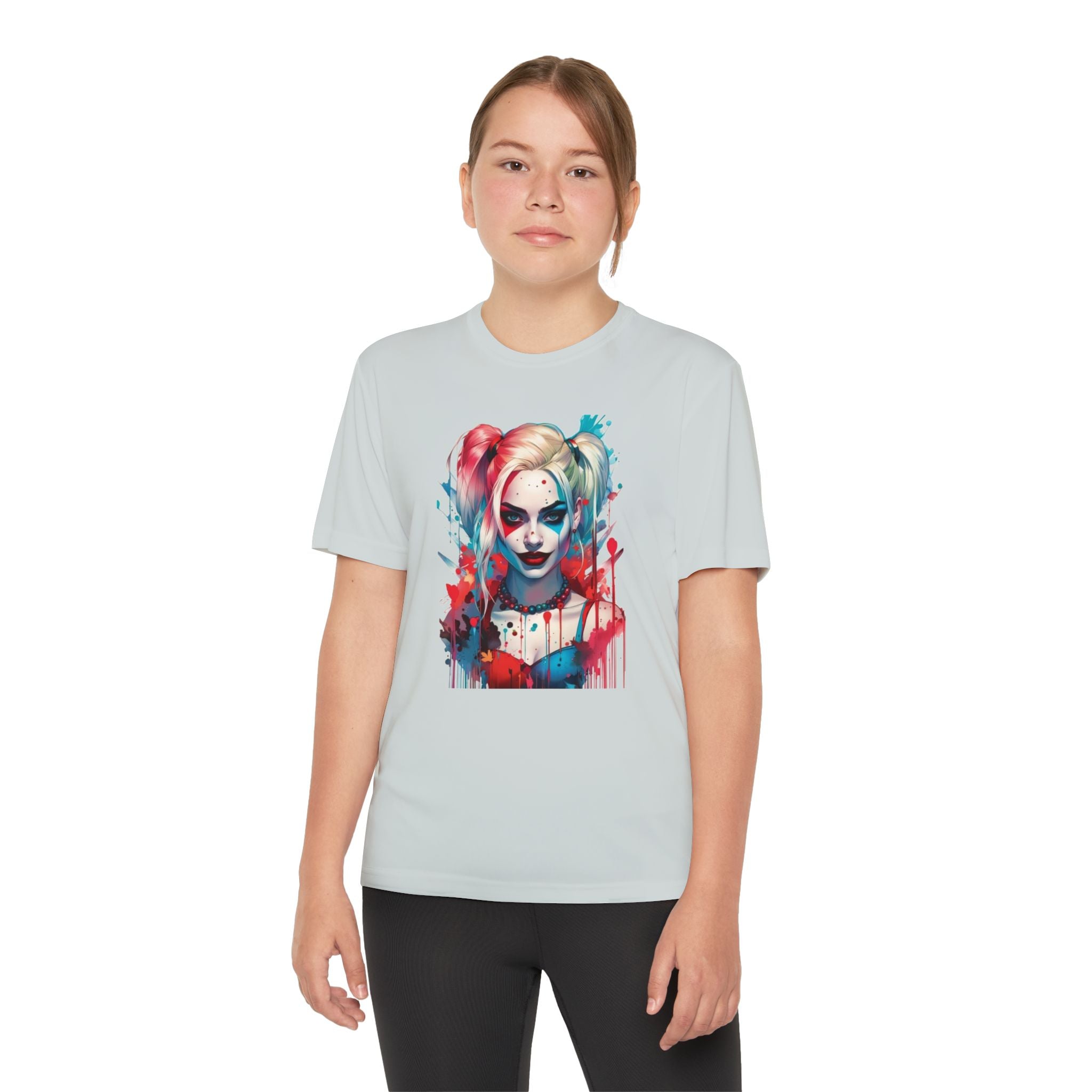 Superhero Youth T-Shirt Sports Graphic Tee, Cool Athletic Shirt for Kids