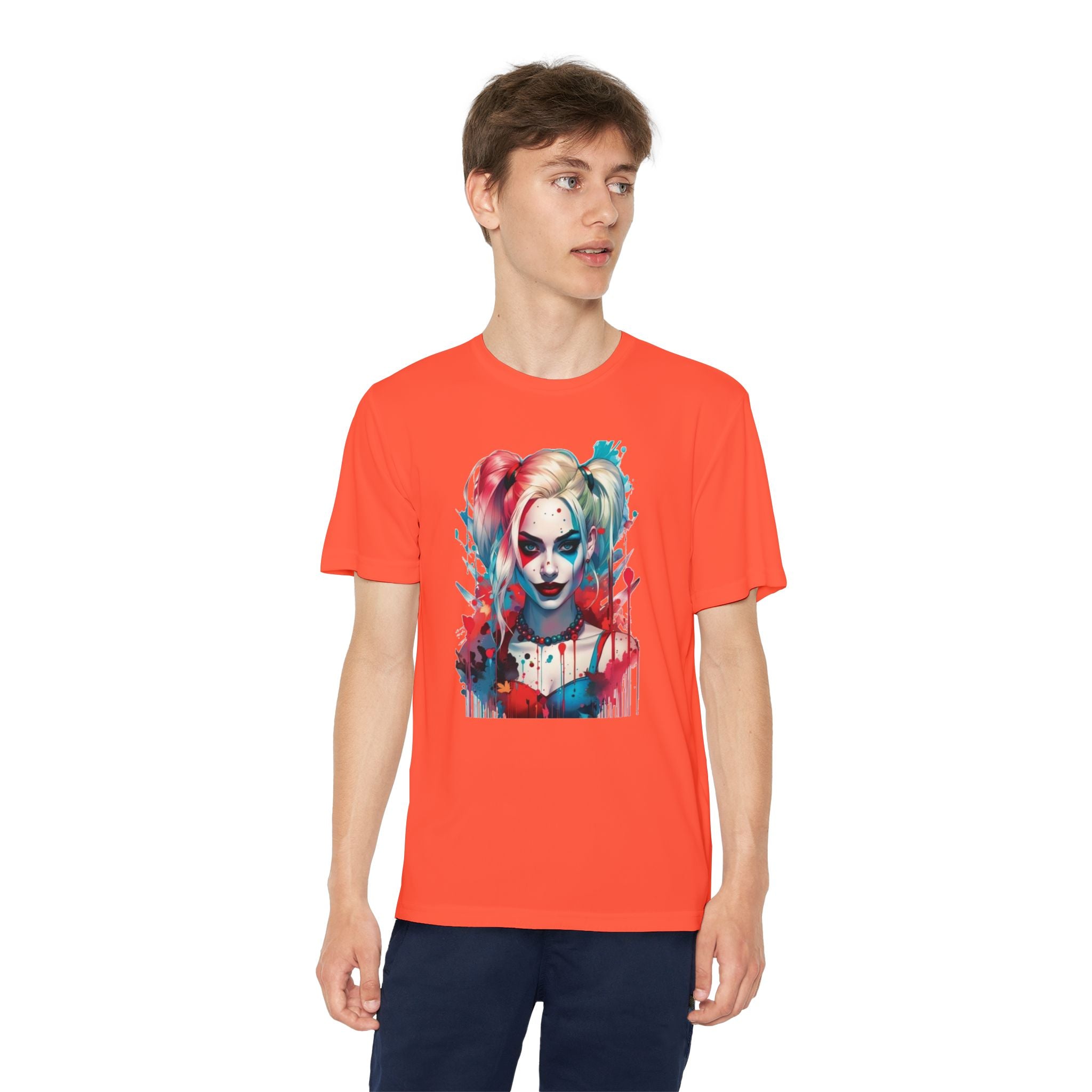 Superhero Youth T-Shirt Sports Graphic Tee, Cool Athletic Shirt for Kids
