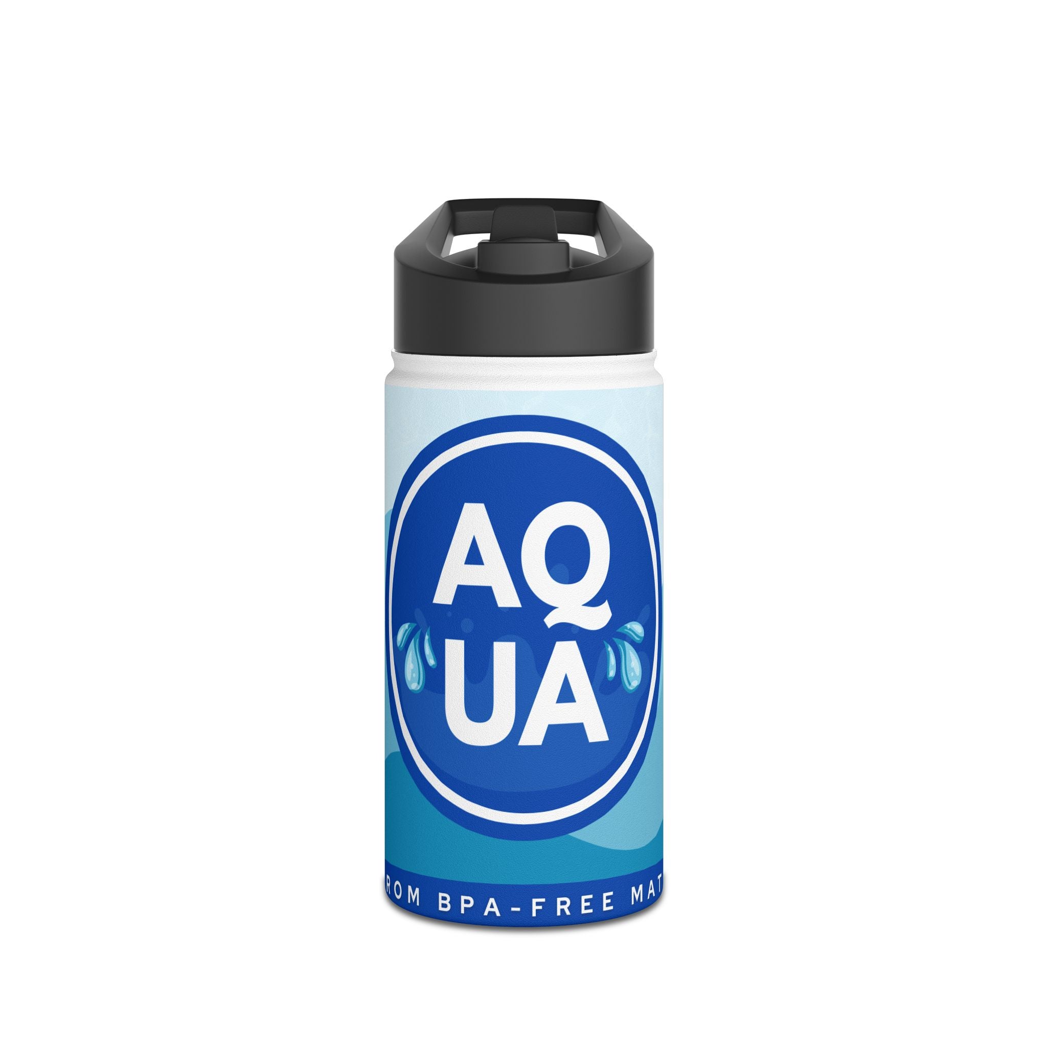 Aqua Stainless Steel Water Bottle, Eco-Friendly Hydration for Travel, Sports, Yoga, Gifts, Outdoor Adventures