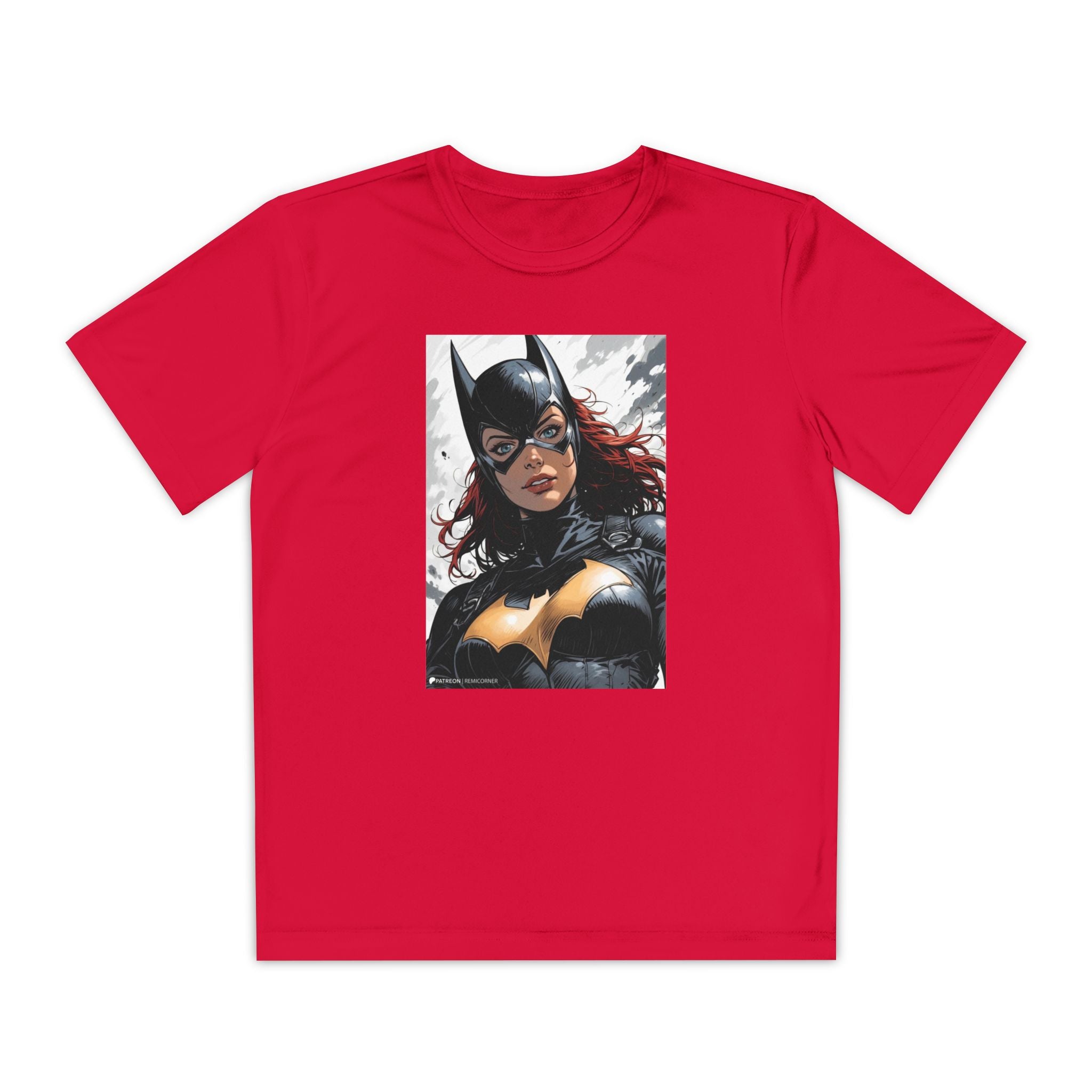 Superhero Youth T-Shirt Sports Graphic Tee, Cool Athletic Shirt for Kids