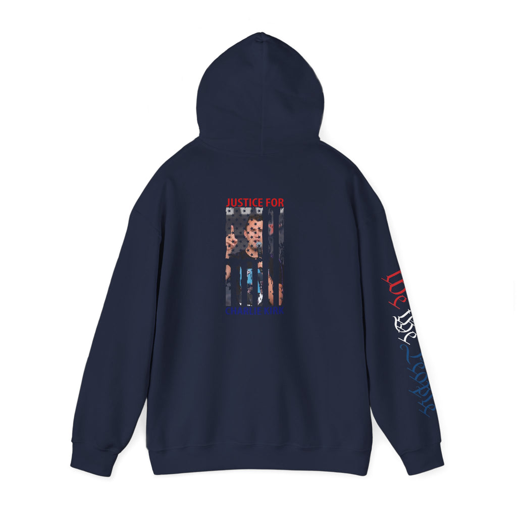 Charlie kirk Patriotic Hoodie Rebel Spirit Unisex Hoodie