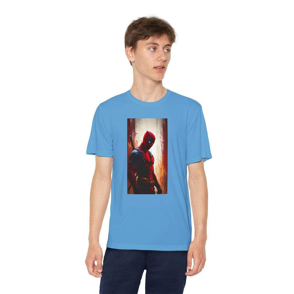 Deadpool Superhero Marvel Patriotic, Kids Graphic T-Shirt, Boys Hero Top, Girls Comic Book Clothing, Birthday