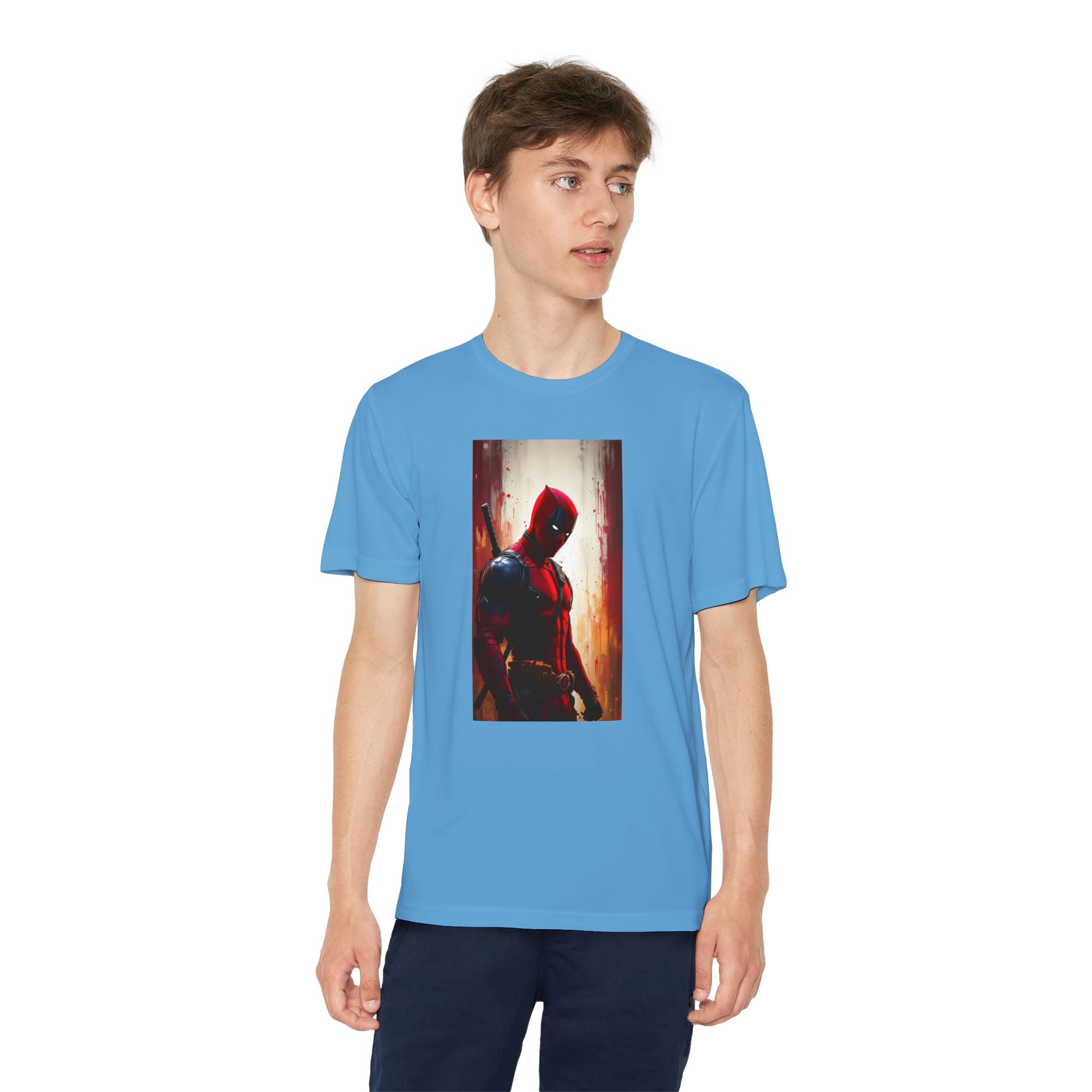 Deadpool Superhero Marvel Patriotic, Kids Graphic T-Shirt, Boys Hero Top, Girls Comic Book Clothing, Birthday