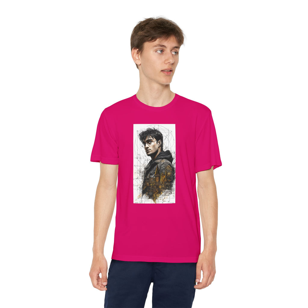 Youth Competitor Tee - Harry Potter, Wizard School Shirt, Magical Kids Top, Hogwarts Fan Gift, Sorcerer's Stone T-Shirt