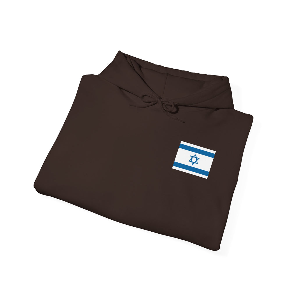 Isreal Flag And Map ~ Rebel Spirit Unisex Hoodie