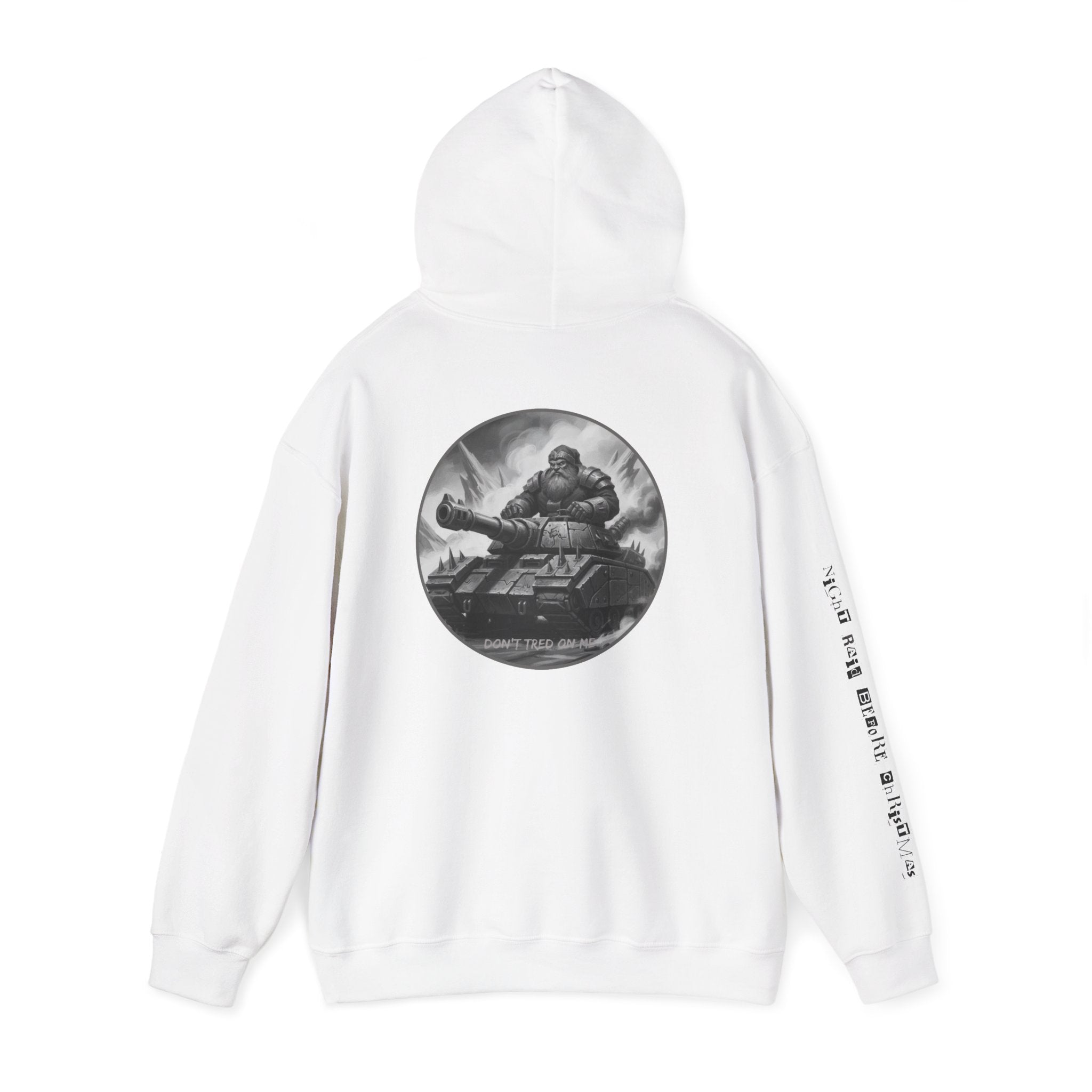 Santa Claus On A Tank Christmas Patriotic Hoodie Rebel Spirit Unisex Hoodie
