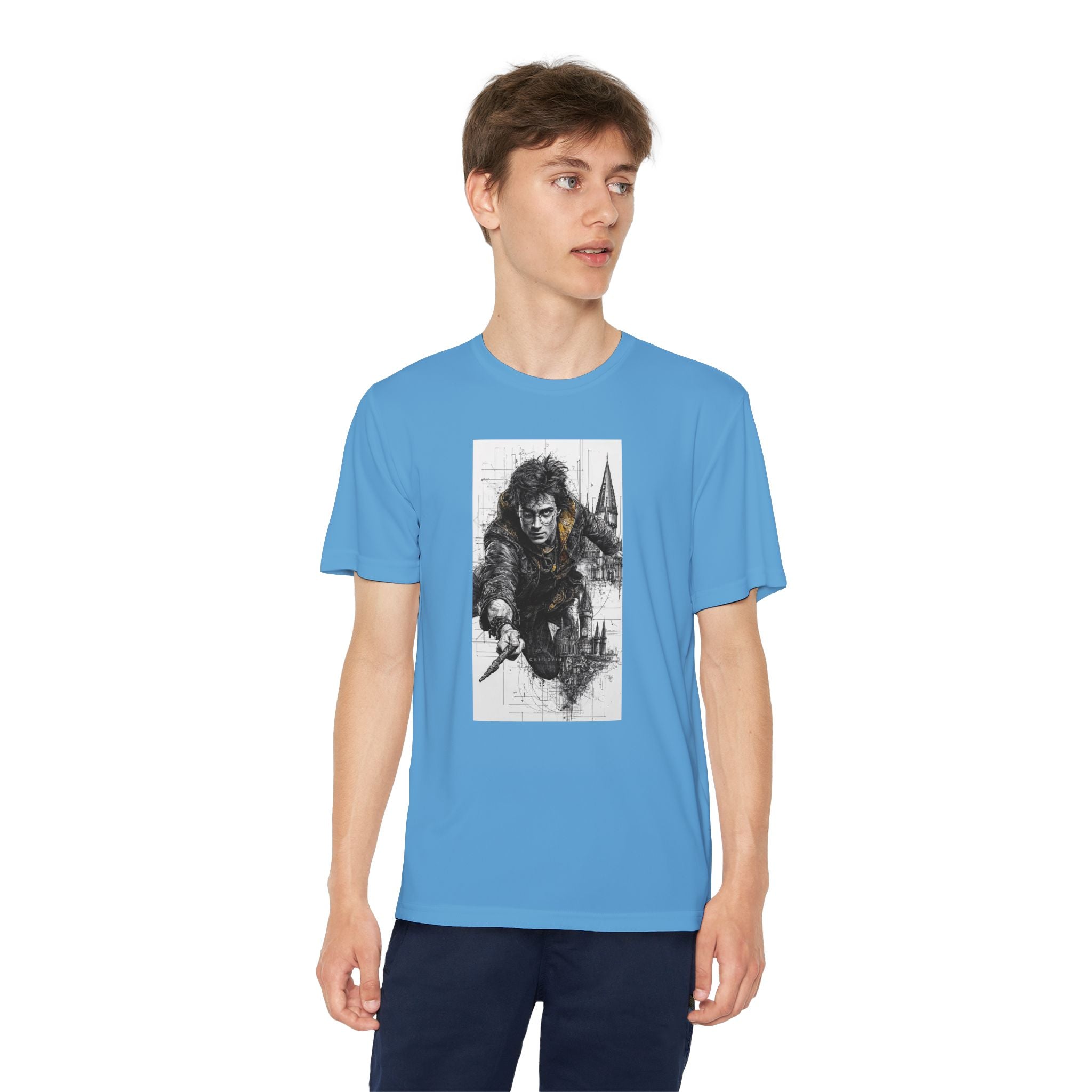 Youth Competitor Tee - Harry Potter, Wizard School Shirt, Magical Kids Top, Hogwarts Fan Gift, Sorcerer's Stone T-Shirt