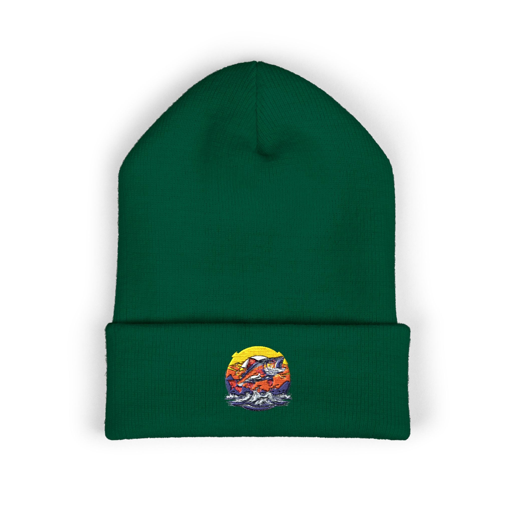 Embroidered Fishing Beanie, Fisherman Gift, Outdoor Apparel, Fishing Gear, Angler Hat, Fishing Lure Beanie