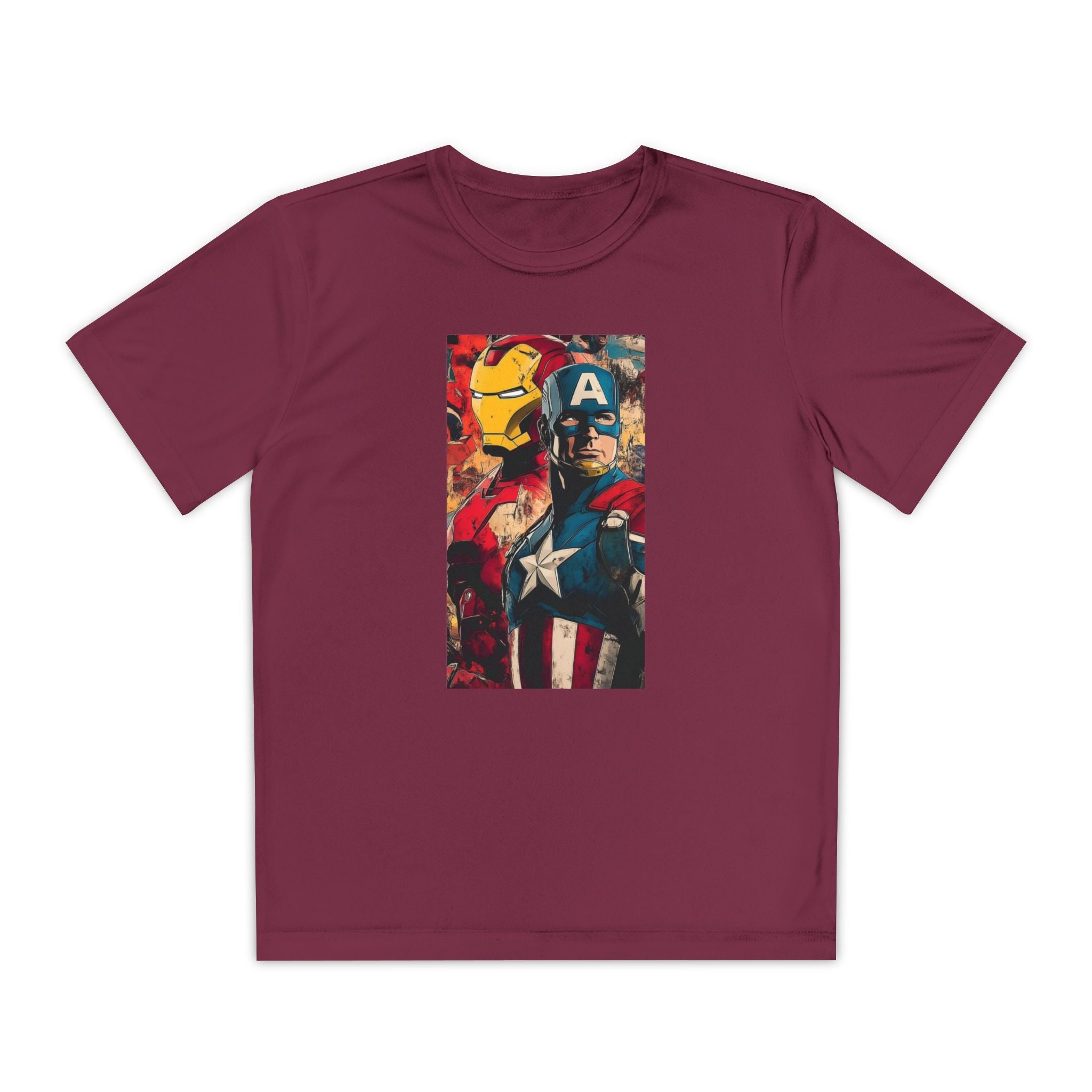 Advengers Youth T-Shirt Sports Graphic Tee, Cool Athletic Shirt for Kids, Perfect for Sports Events, Team Spirit