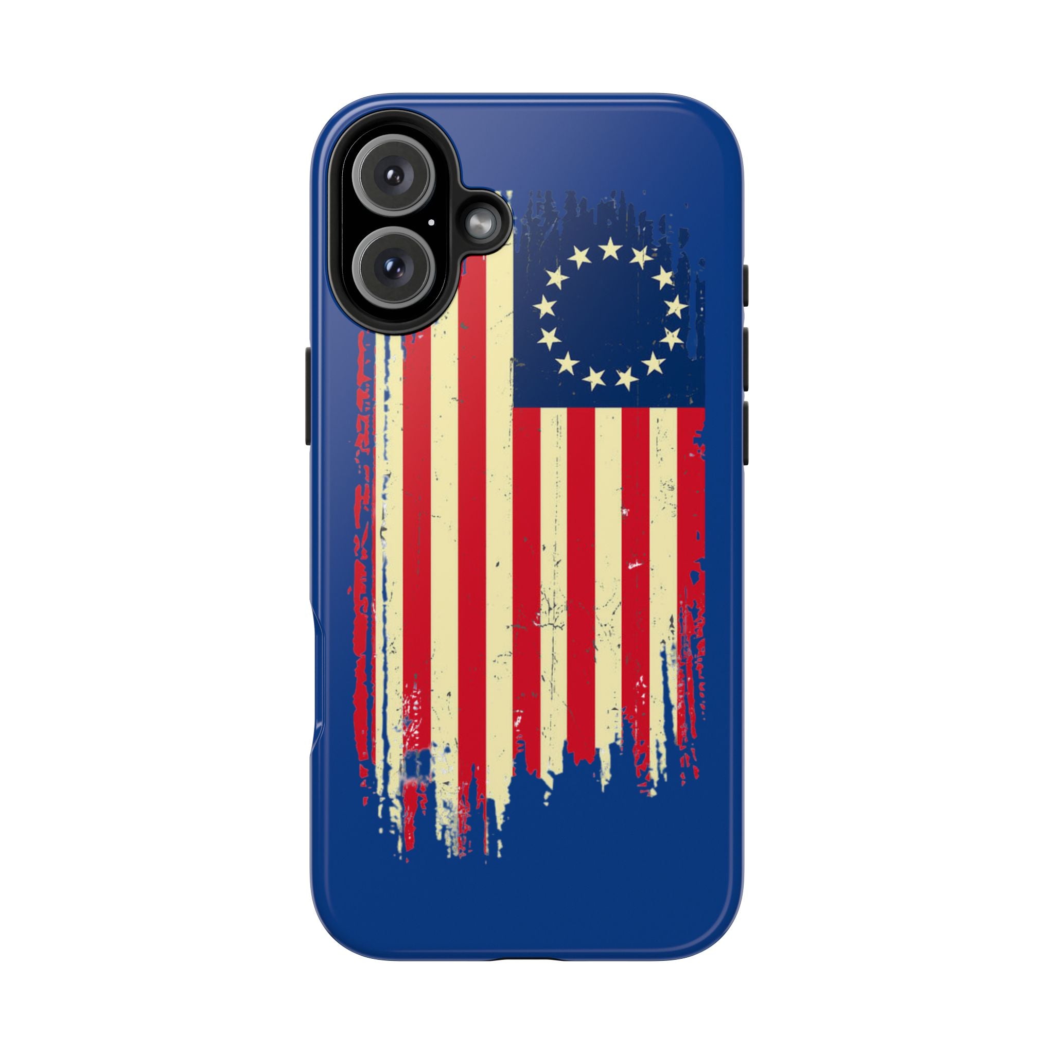 Patriotic Phone Cases with Vintage Flag Design, Tough Case for Independence Day, Memorial Day, 4th of July, Gift for Veterans, USA Pride