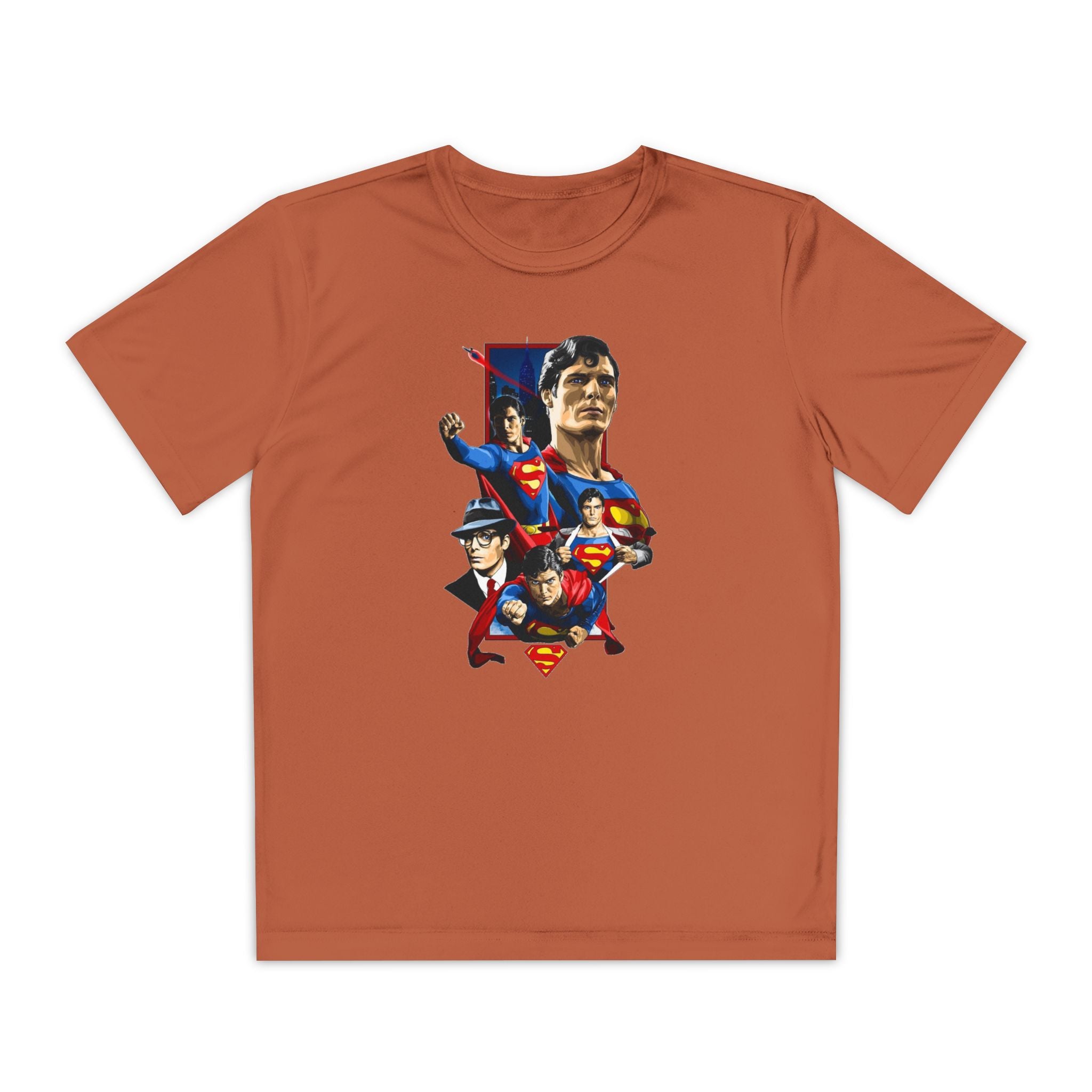 Superman Youth T-Shirt Sports Graphic Tee, Cool Athletic Shirt for Kids, Perfect for Sports Events, Team Spirit