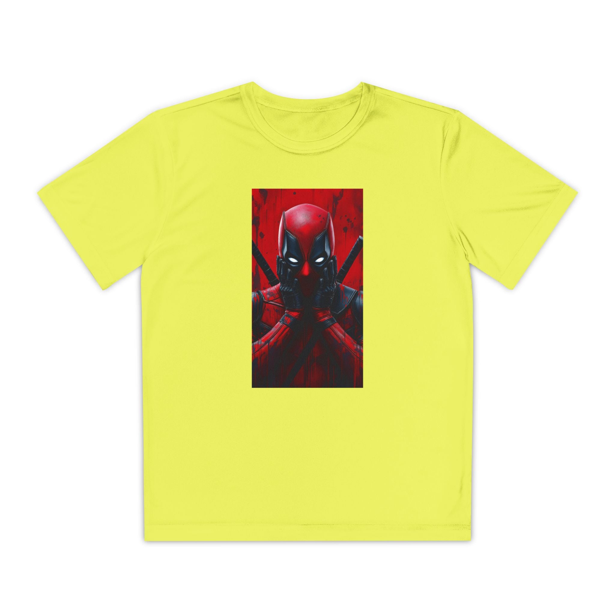 Deadpool Superhero Marvel Patriotic, Kids Graphic T-Shirt, Boys Hero Top, Girls Comic Book Clothing, Birthday